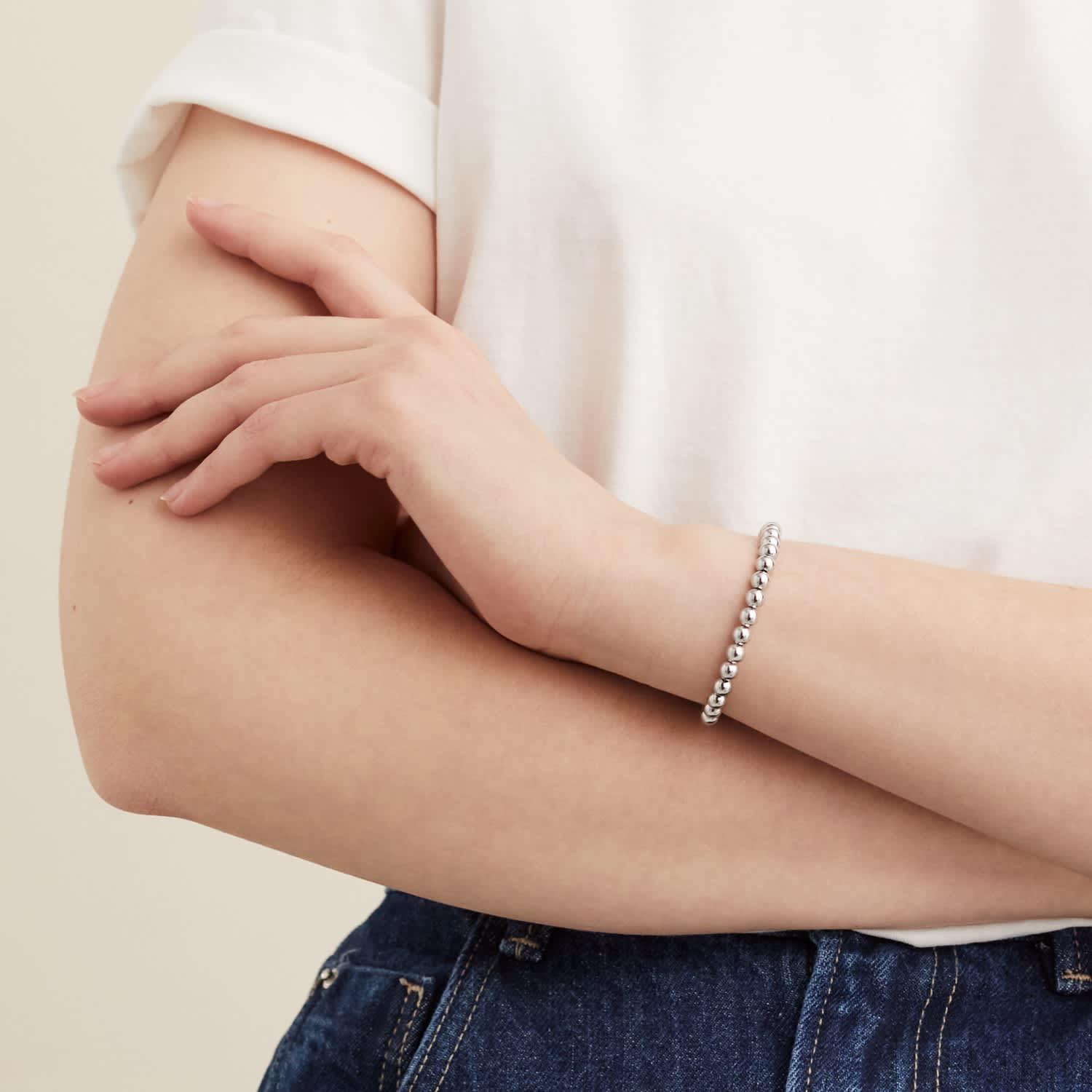 Mejuri silver bracelet deals