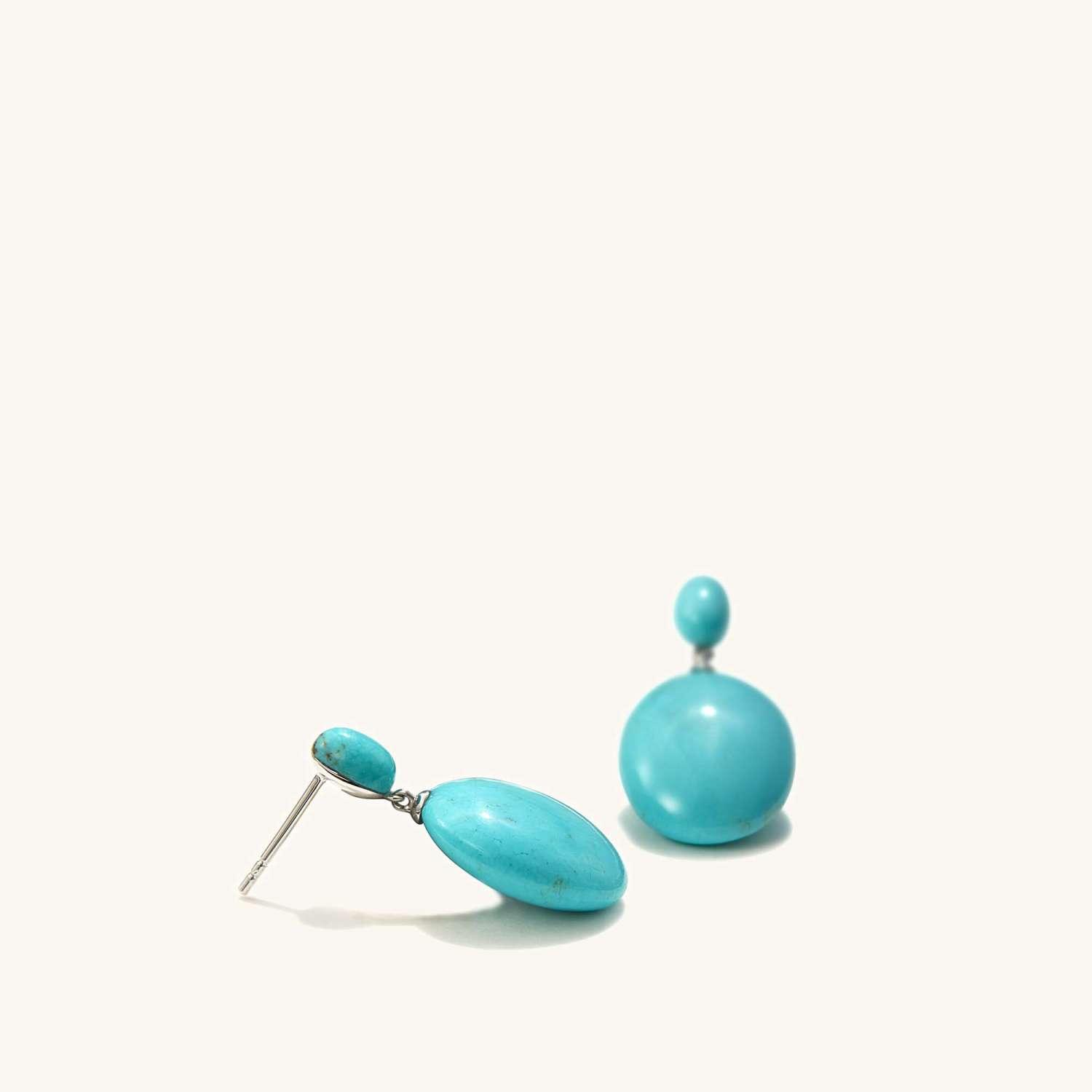 mejuri turquoise earrings