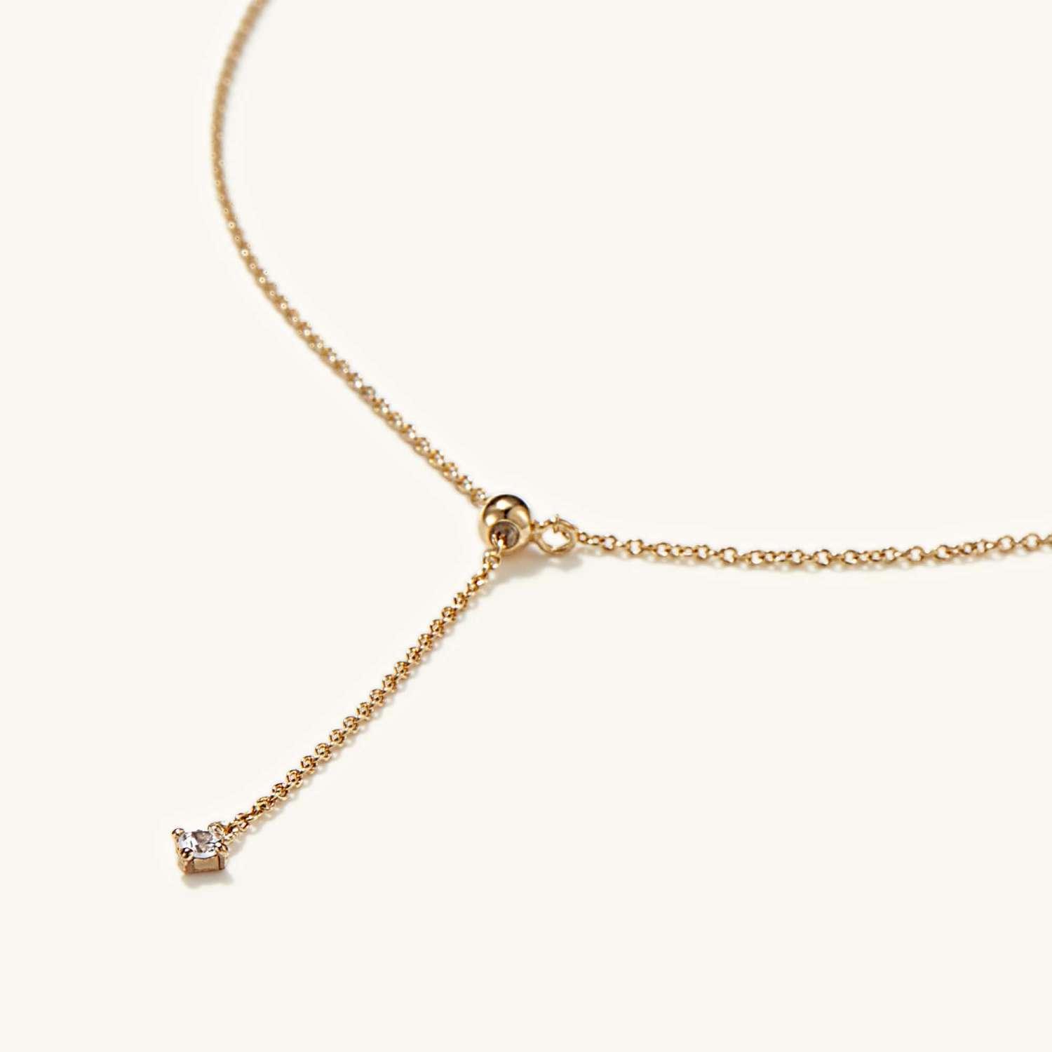 MEJURI Lariat Slide Necklace Lyst