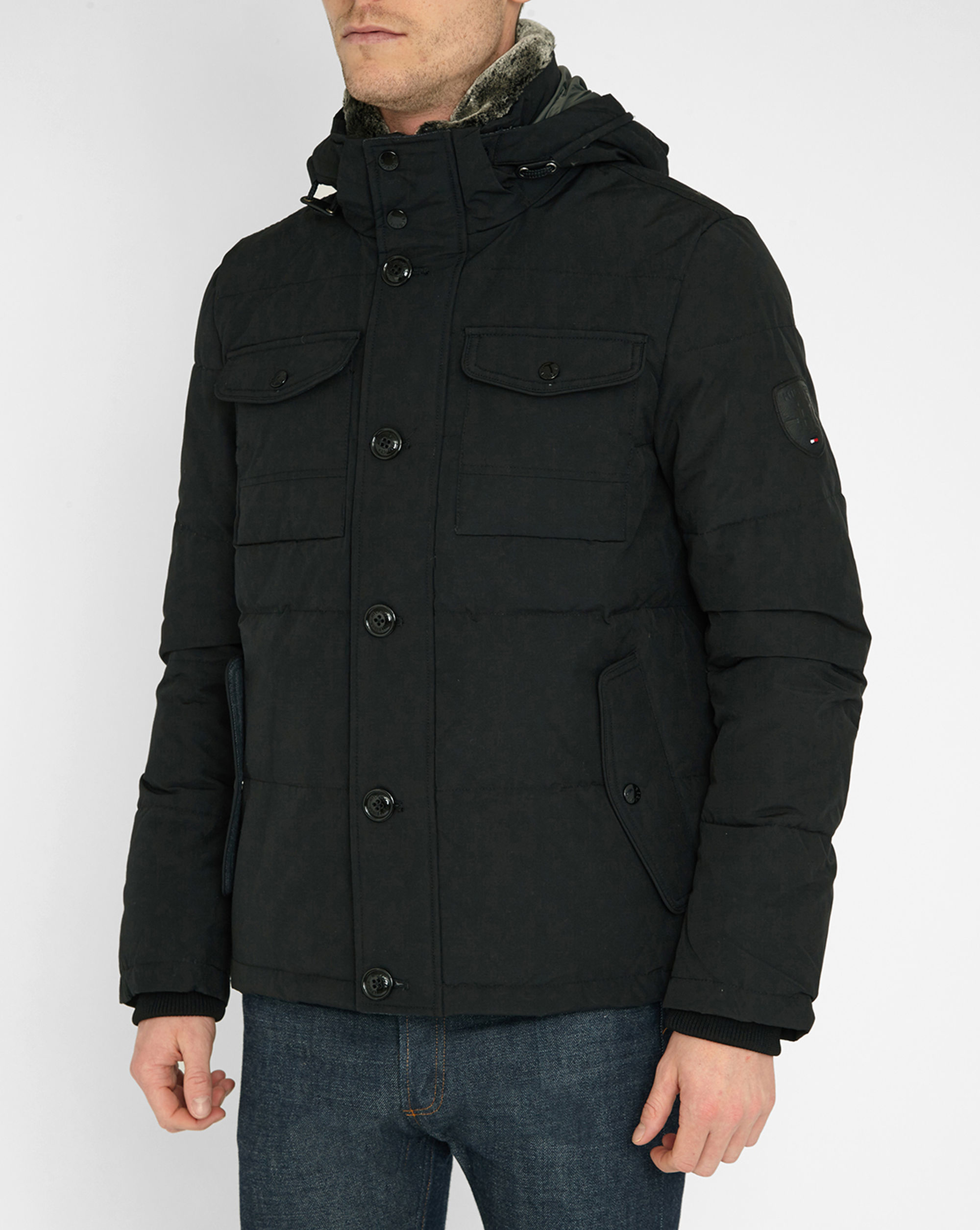 Tommy Hilfiger Black Pr Sasha Winter Jacket In Black For Men 25D