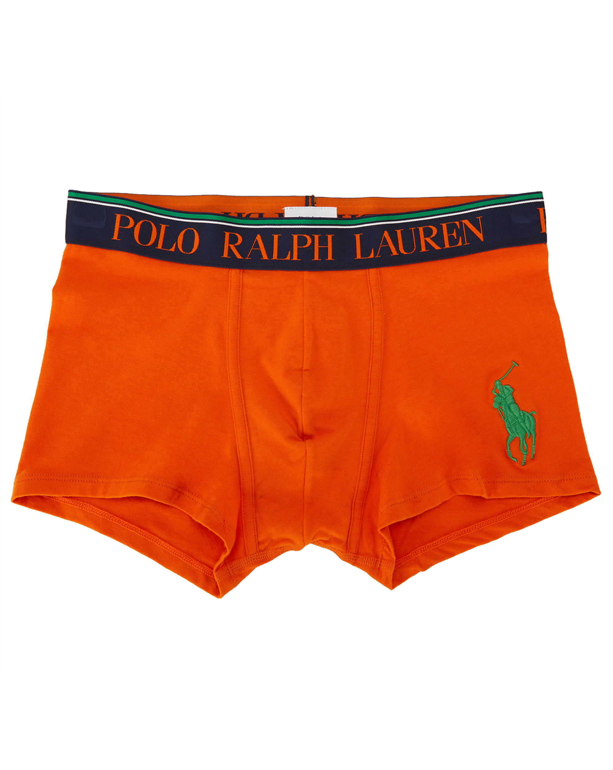 Polo ralph lauren Orange Boxer Shorts With Striped Waistband in Gray ...