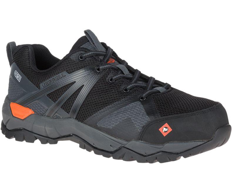 merrell full bench work shoe