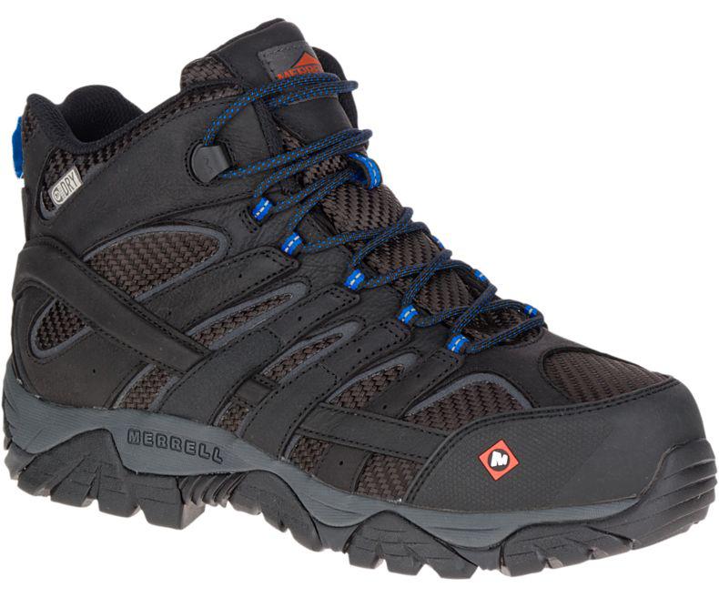men's moab 2 vent mid waterproof comp toe work boot