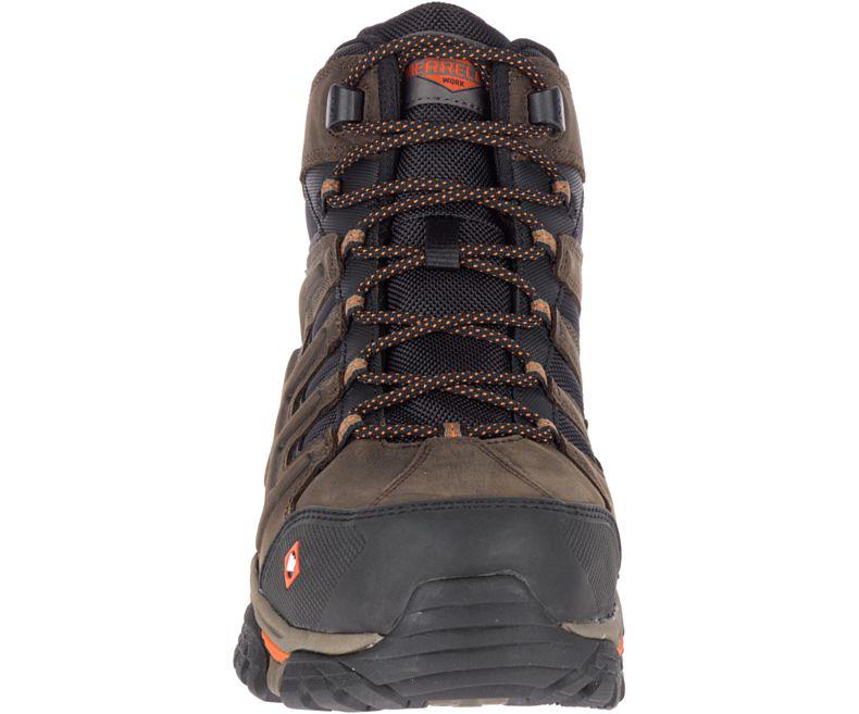 men's moab 2 peak mid waterproof comp toe work boot