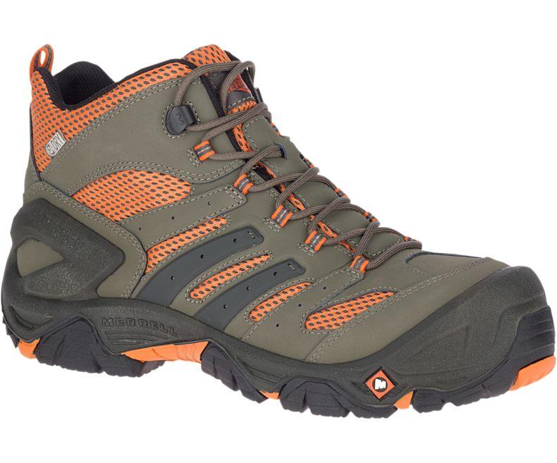 merrell strongfield mid work boots