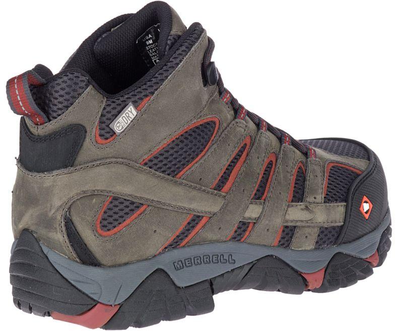 men's moab vertex mid waterproof comp toe work boot