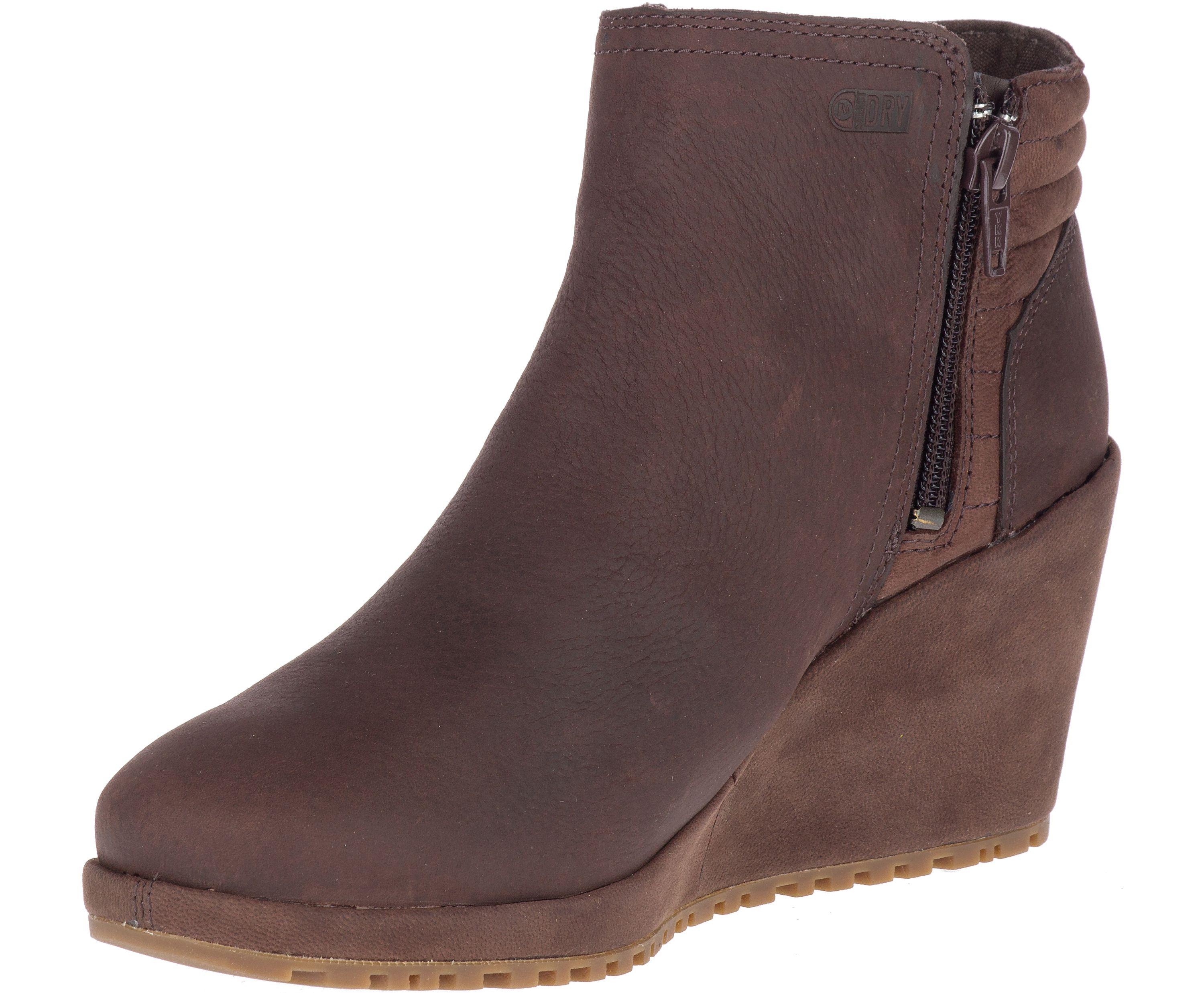 merrell women's tremblant wedge bluff waterproof walking shoe