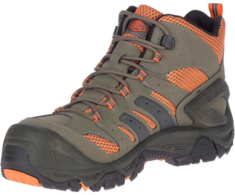 merrell strongfield mid work boots