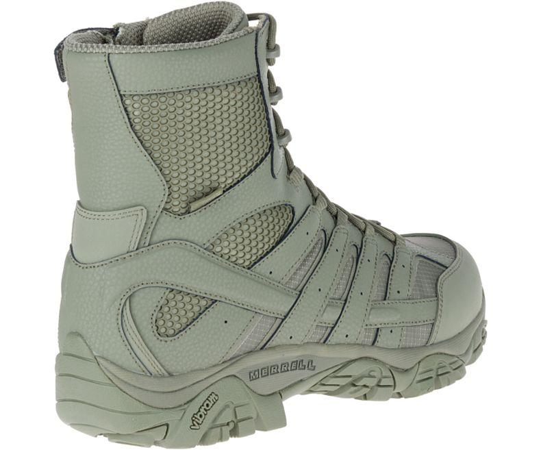 Women's Size 8.5 Merrell Moab 2 8" Defense J17775 Waterproof Boots Sage SALE 
