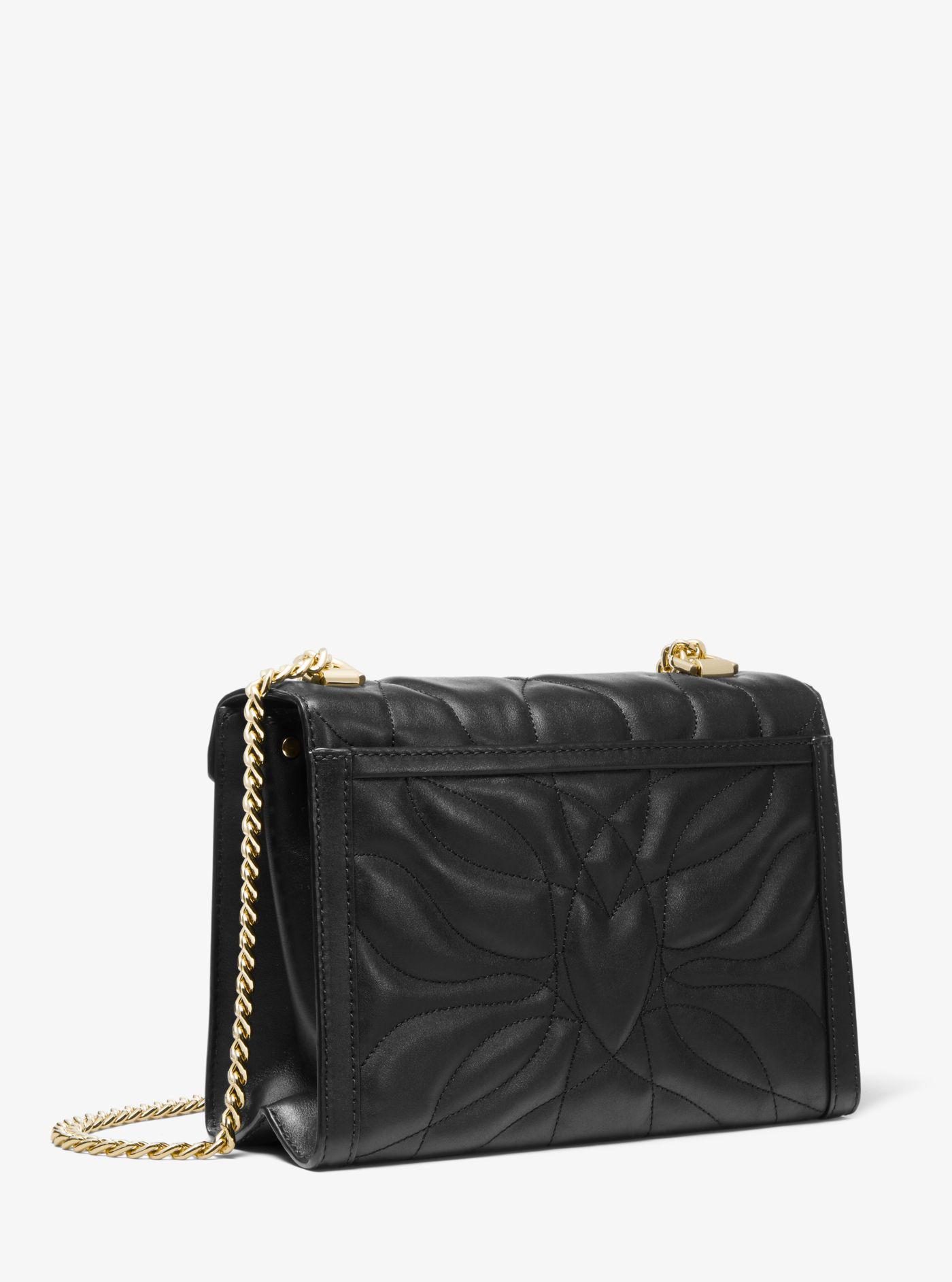 michael kors whitney large petal quilted leather convertible shoulder bag