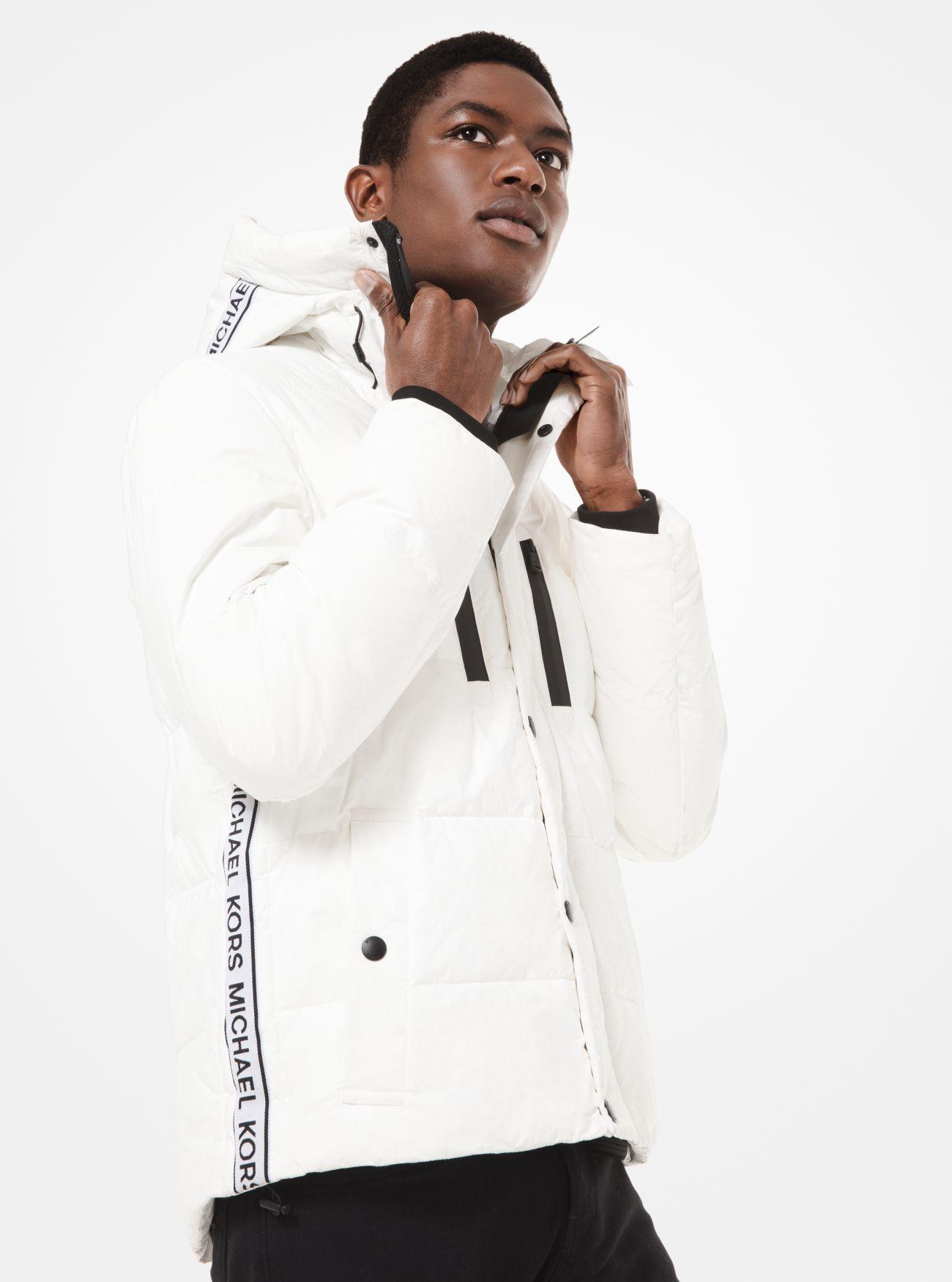 michael kors white puffer jacket