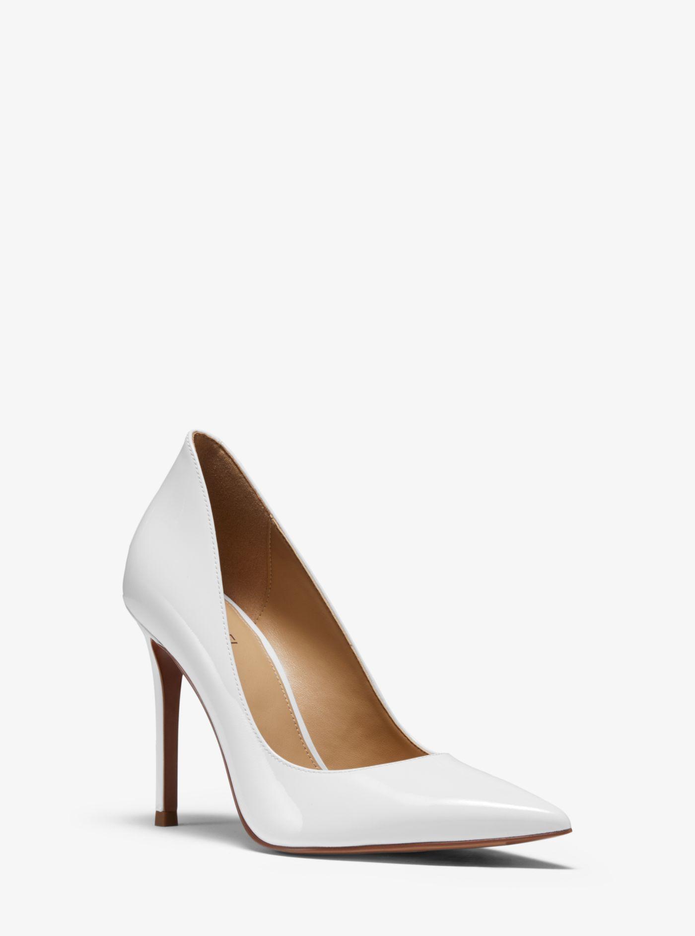 keke iridescent patent leather pump