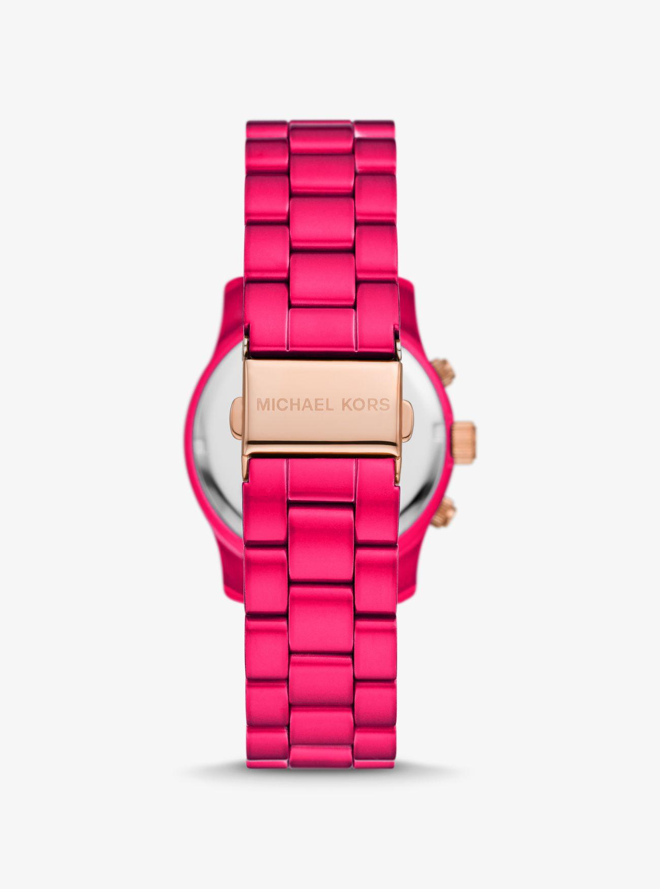 Michael Kors Limited edition Runway Pink tone Watch Lyst UK