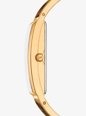 Michael Kors Yazmeen-Tone And Tortoiseshell Acetate Bangle  display picture 2