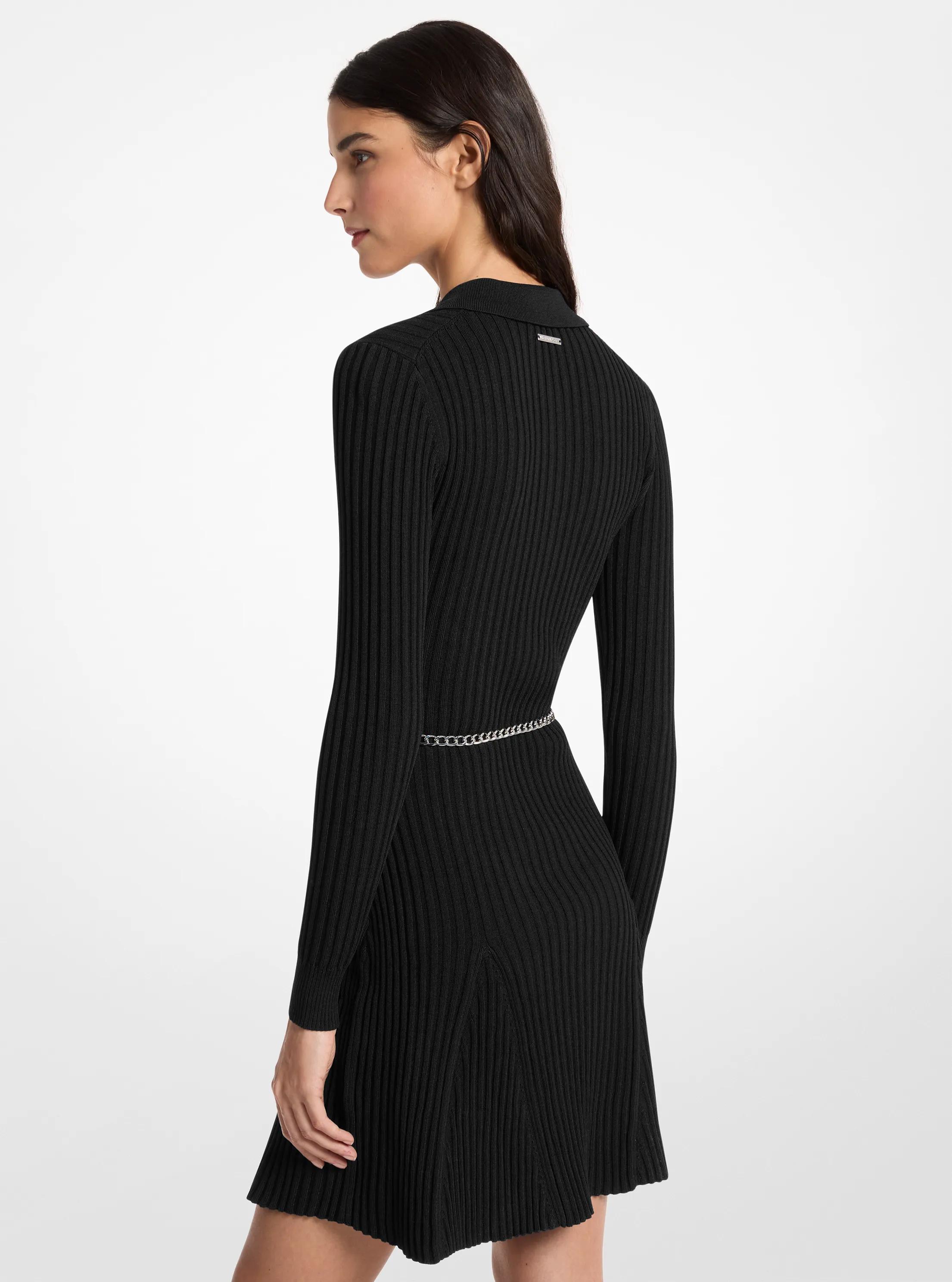 michael kors belted ribbed knit dress Michael Knitted Dresses for Women Low