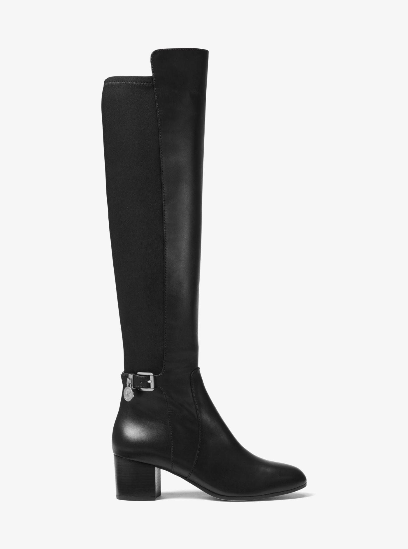 michael kors aileen leather boot