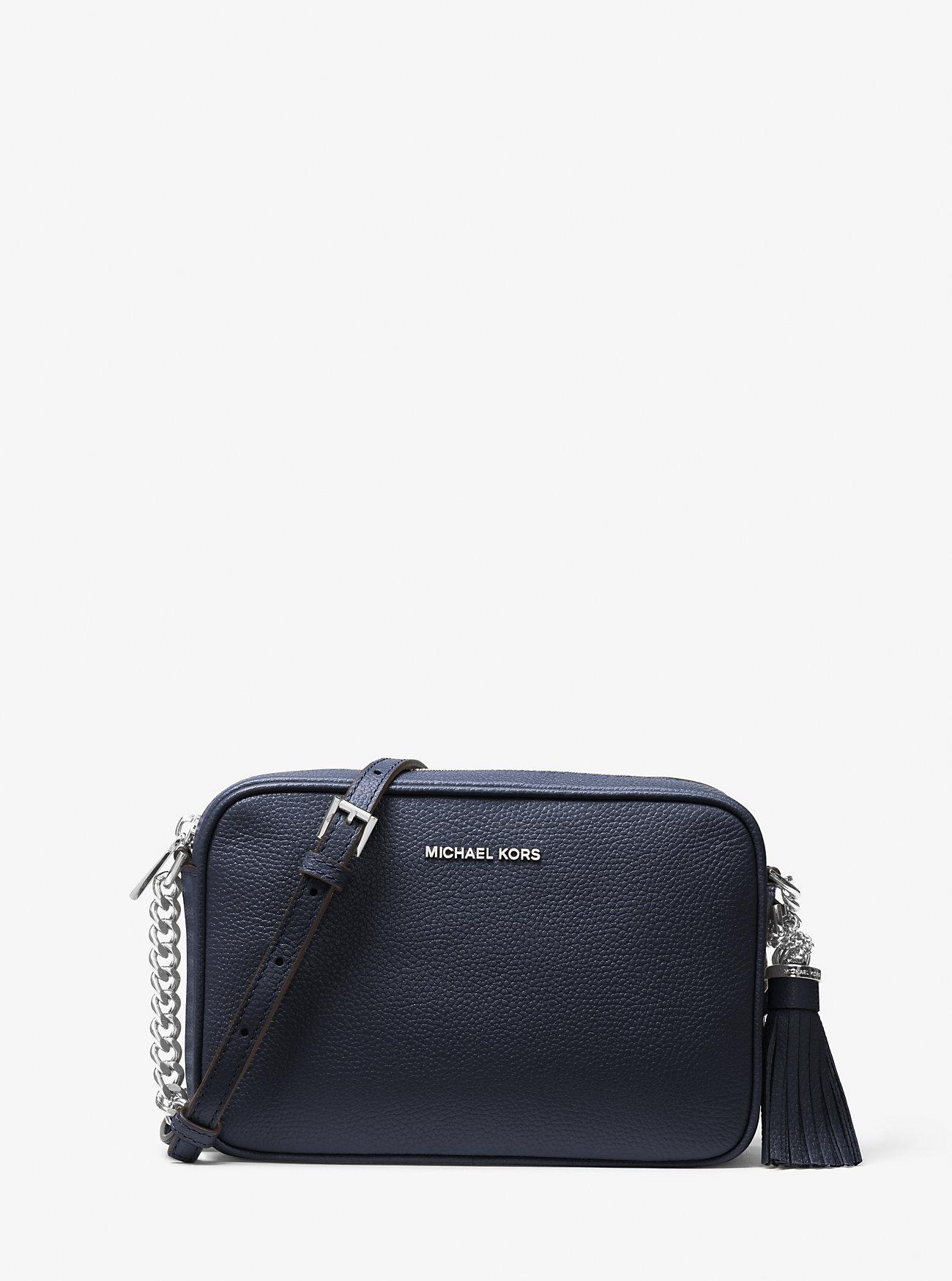 MICHAEL Michael Kors Jet Set Medium Logo Crossbody Bag in Blue