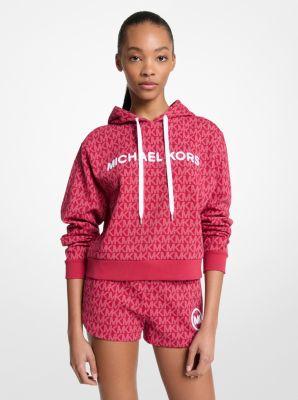 パーカー・フーディ Michael Kors FW25 EMBOSSED LOGO HOODIE (CR552G25MF 109) Embossed Logo Cotton Blend Hoodie | Michael Kors [TW]