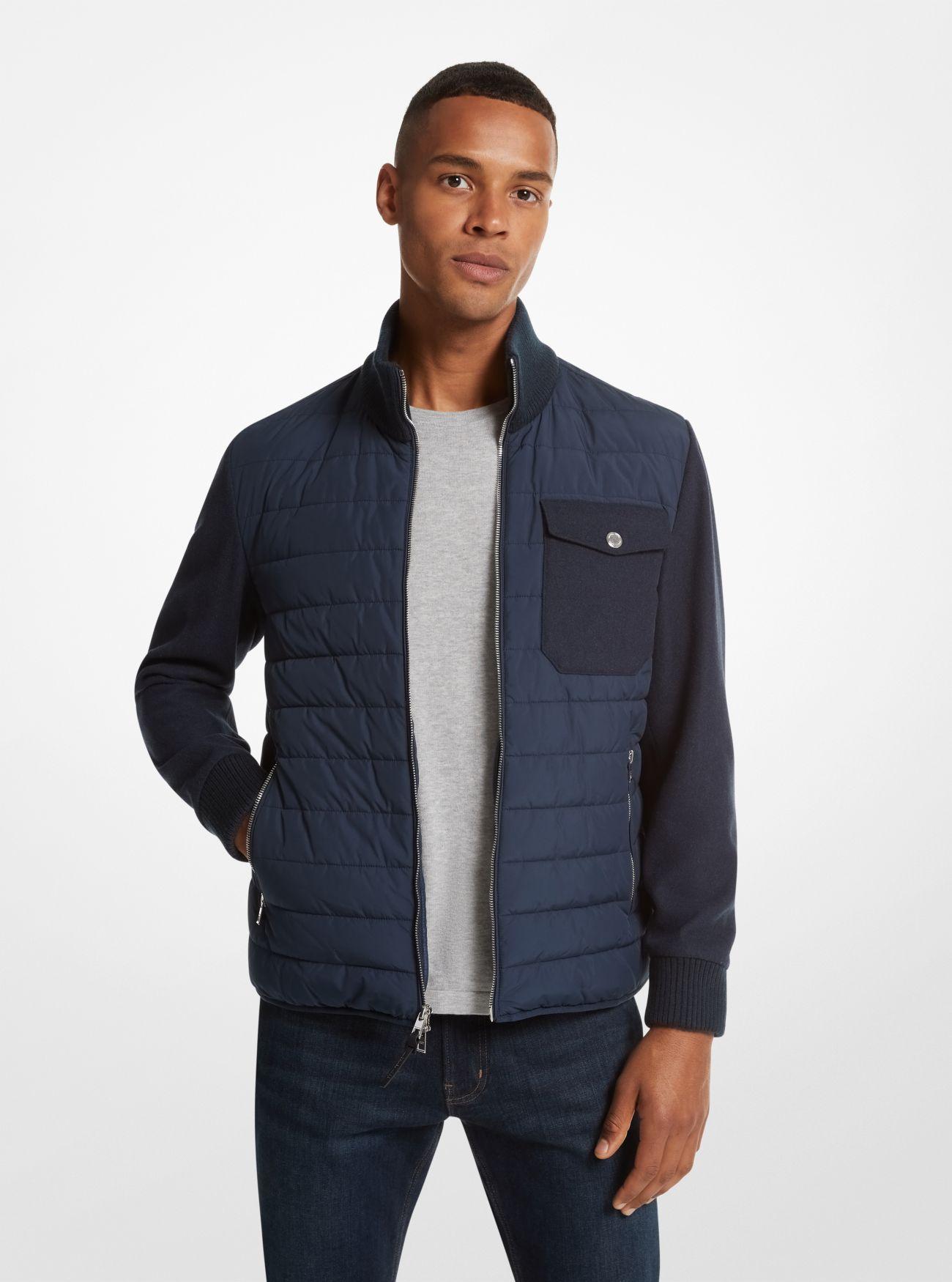 Michael kors clearance midnight blue jacket