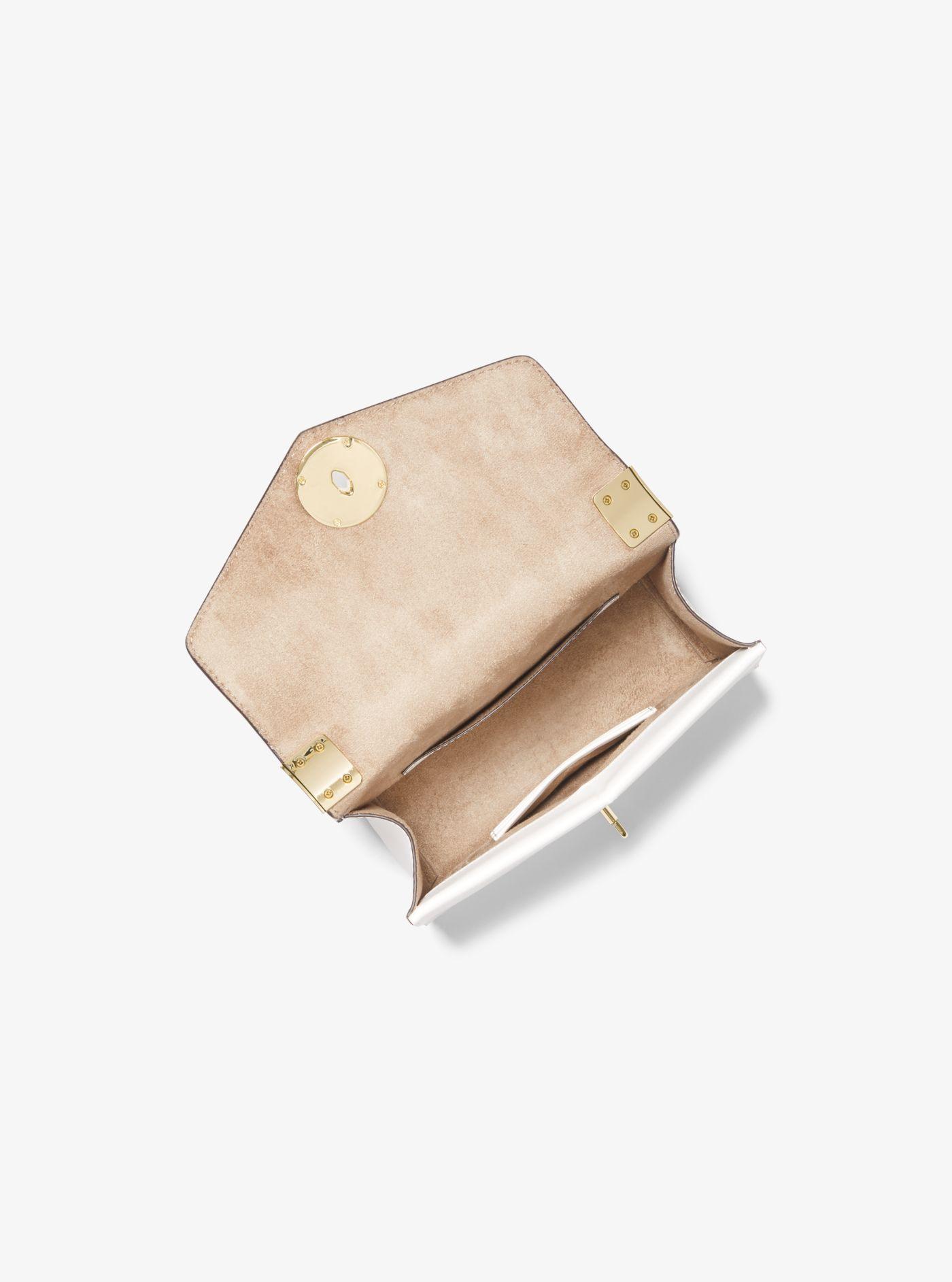 Greenwich small studded quilted faux leather crossbody bag Clearance