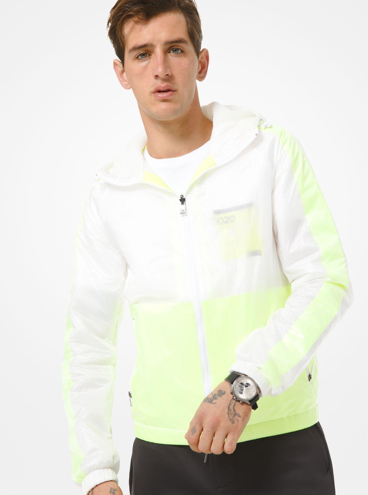 Michael Kors Synthetic Kors X Tech Nylon Hooded Jacket in White for Men |  Lyst