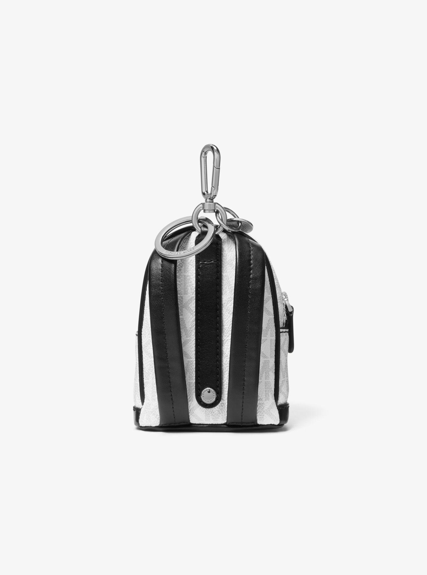 Michael Kors Logo Backpack Keychain in White for Men | Lyst