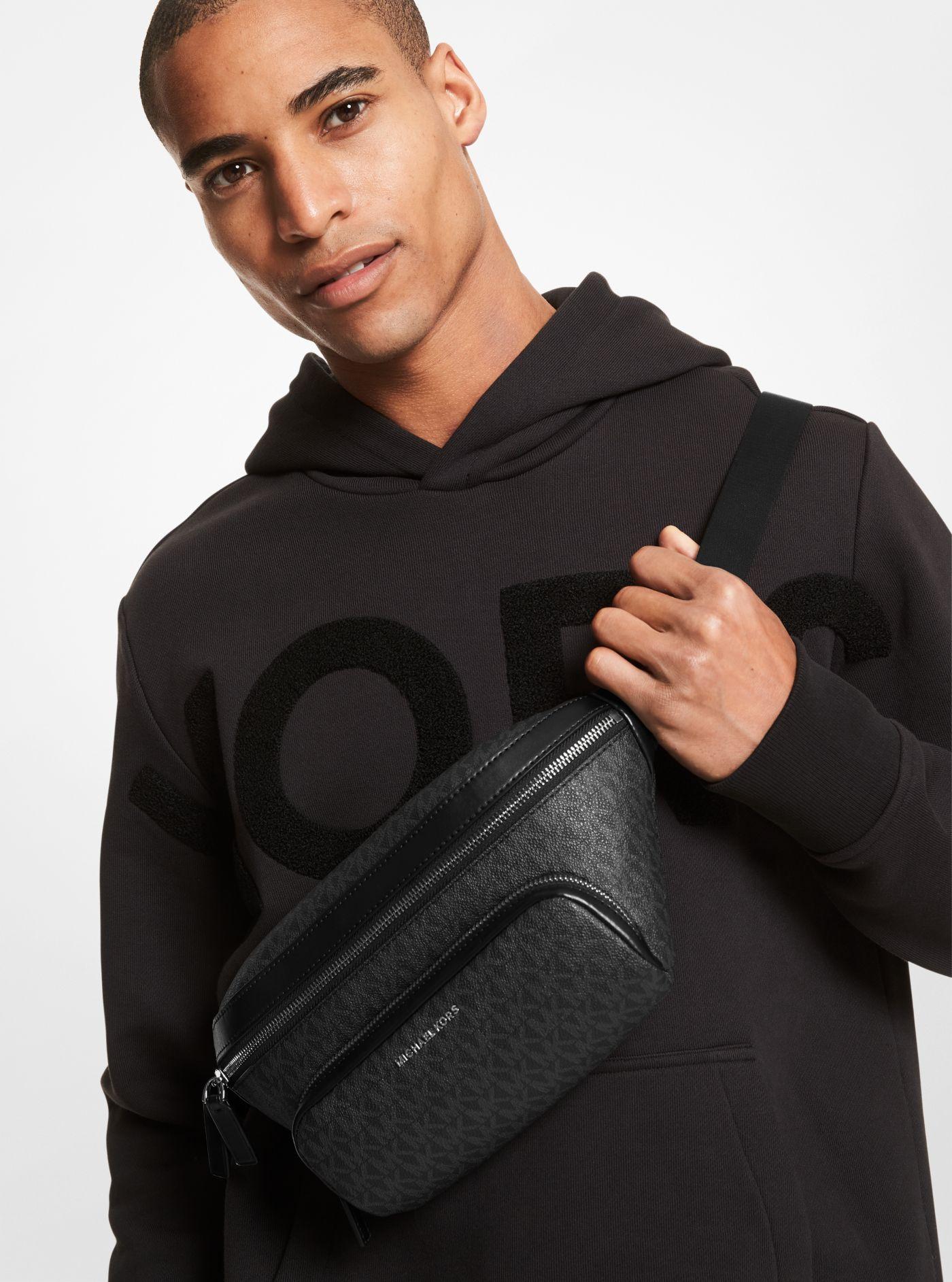Michael Kors Cooper Logo Belt Bag in Black for Men | Lyst