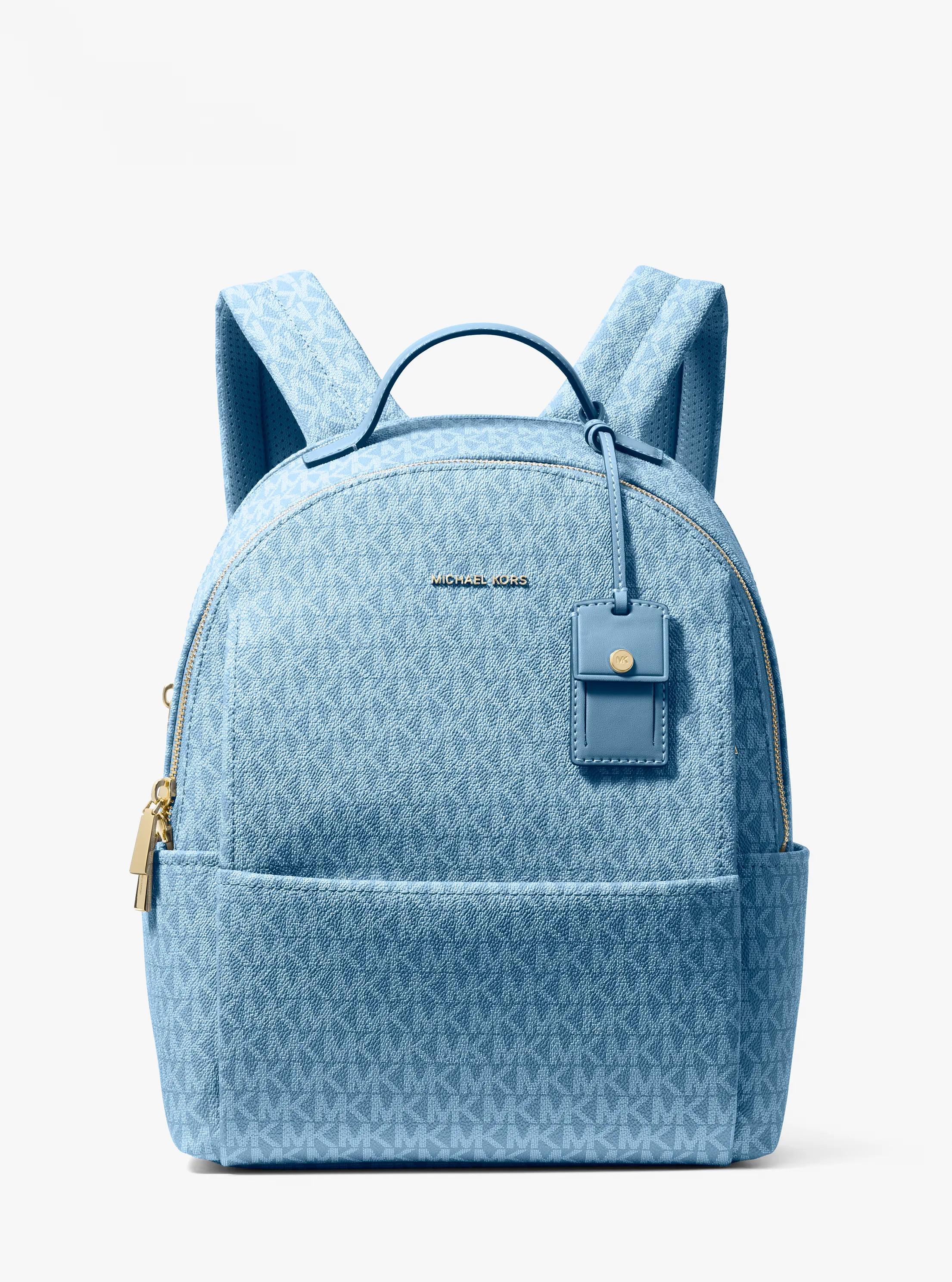 Michael Kors /  Backpack Slater MD Pale Blue NWT Michael Kors Slater Backpack Blue and | Mercari main image 3