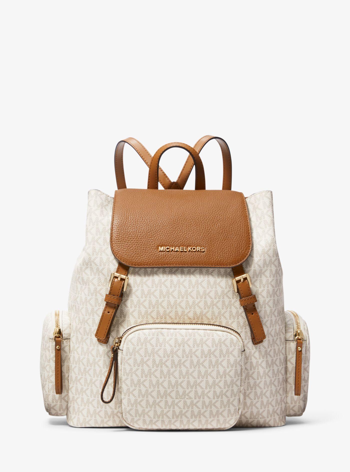 michael kors abbey large backpack brown
