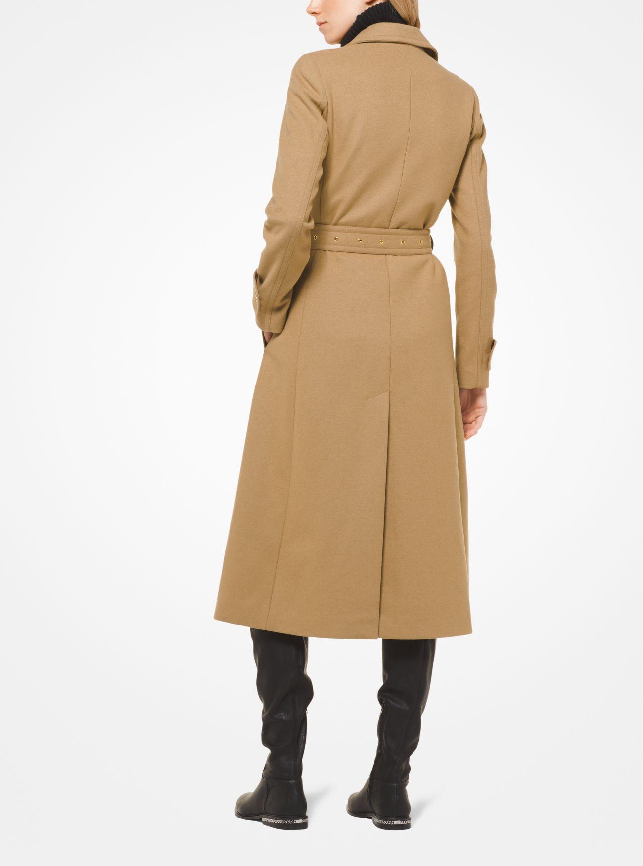 michael kors wool melton coat