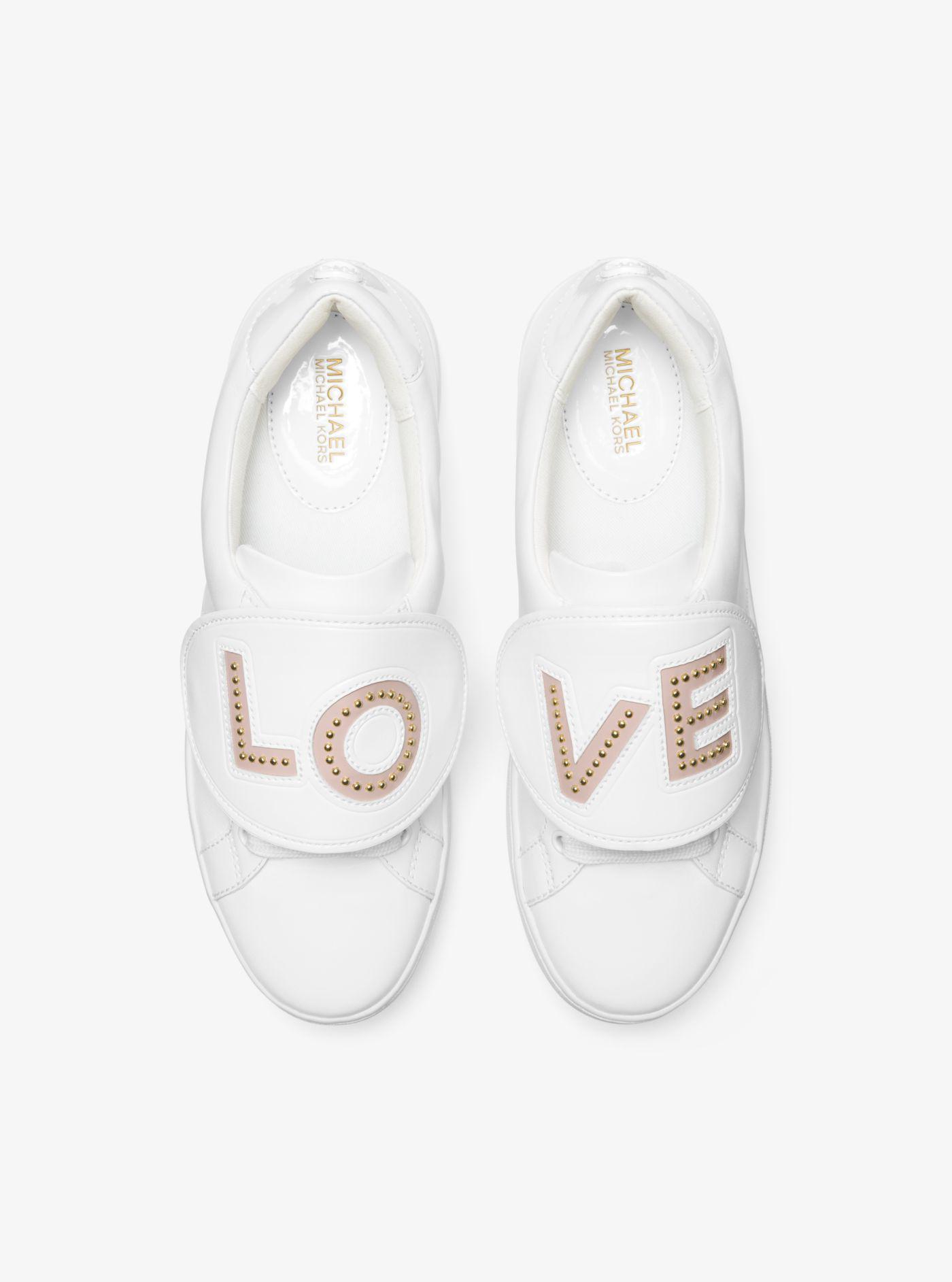 Michael Kors Leighton Leather Sneakers 