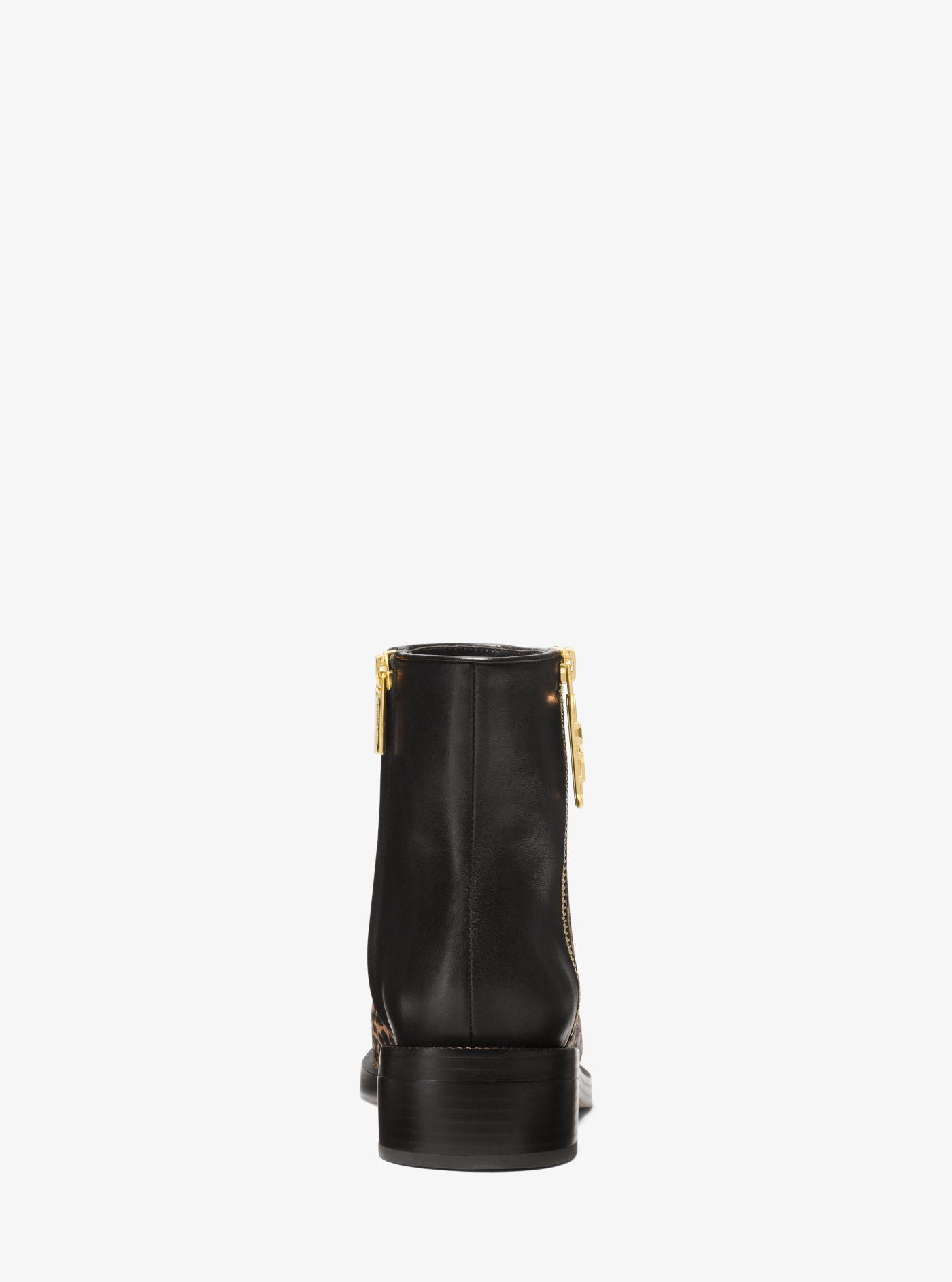 The regan boot in leopard calf hair clearance