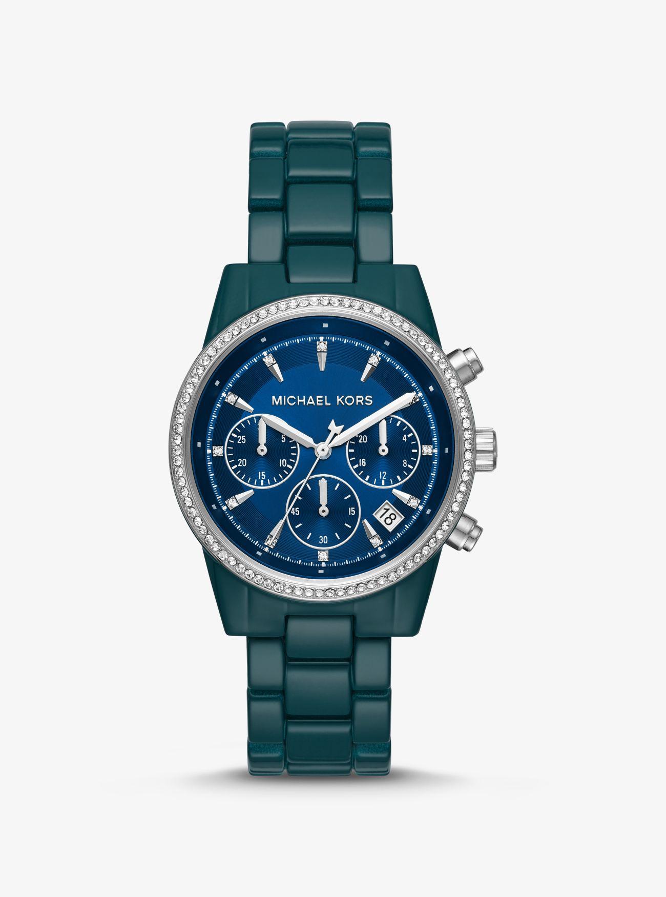 Michael Kors Bradshaw Teal Chronograph 
