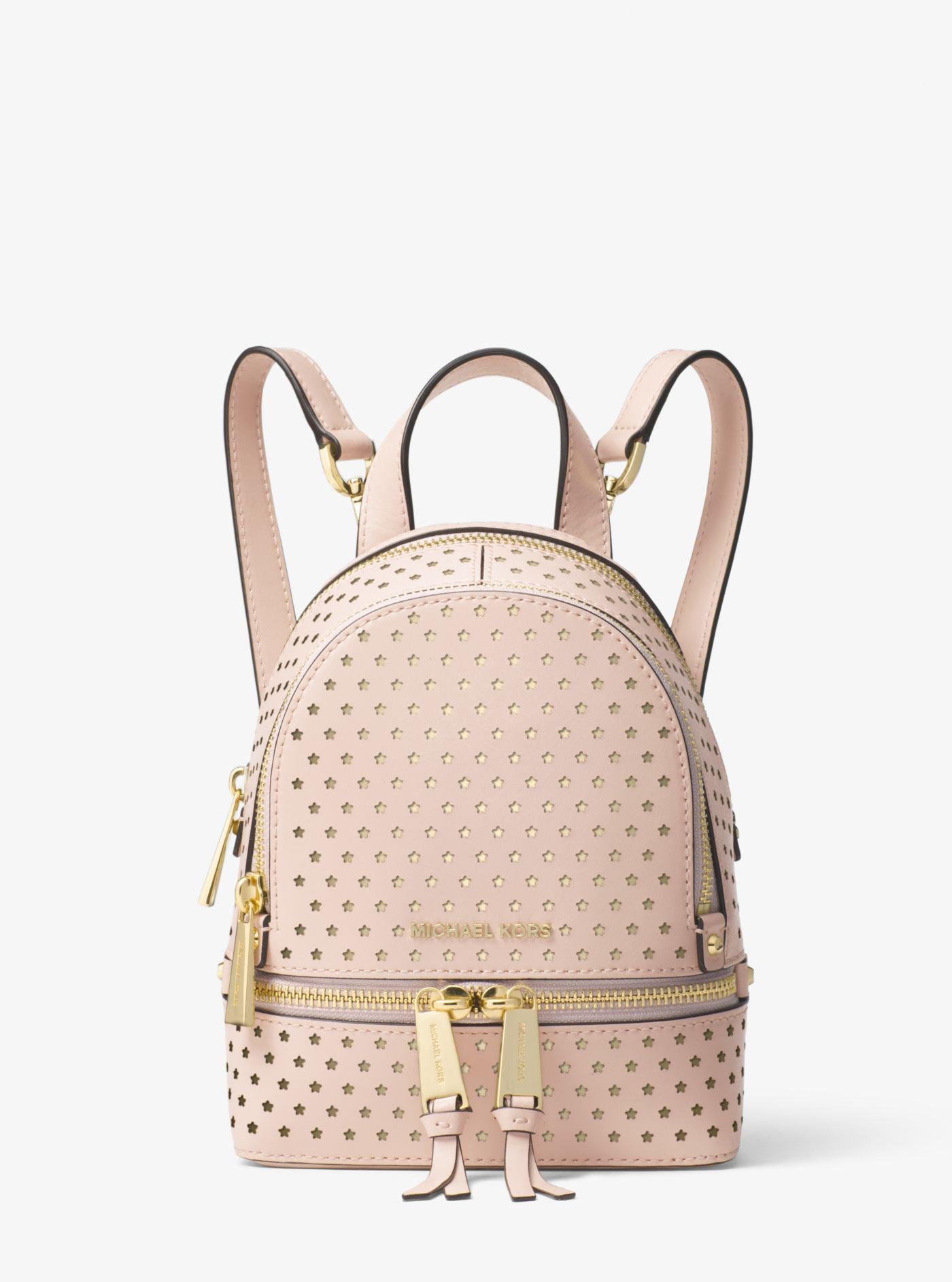 pink mk backpack