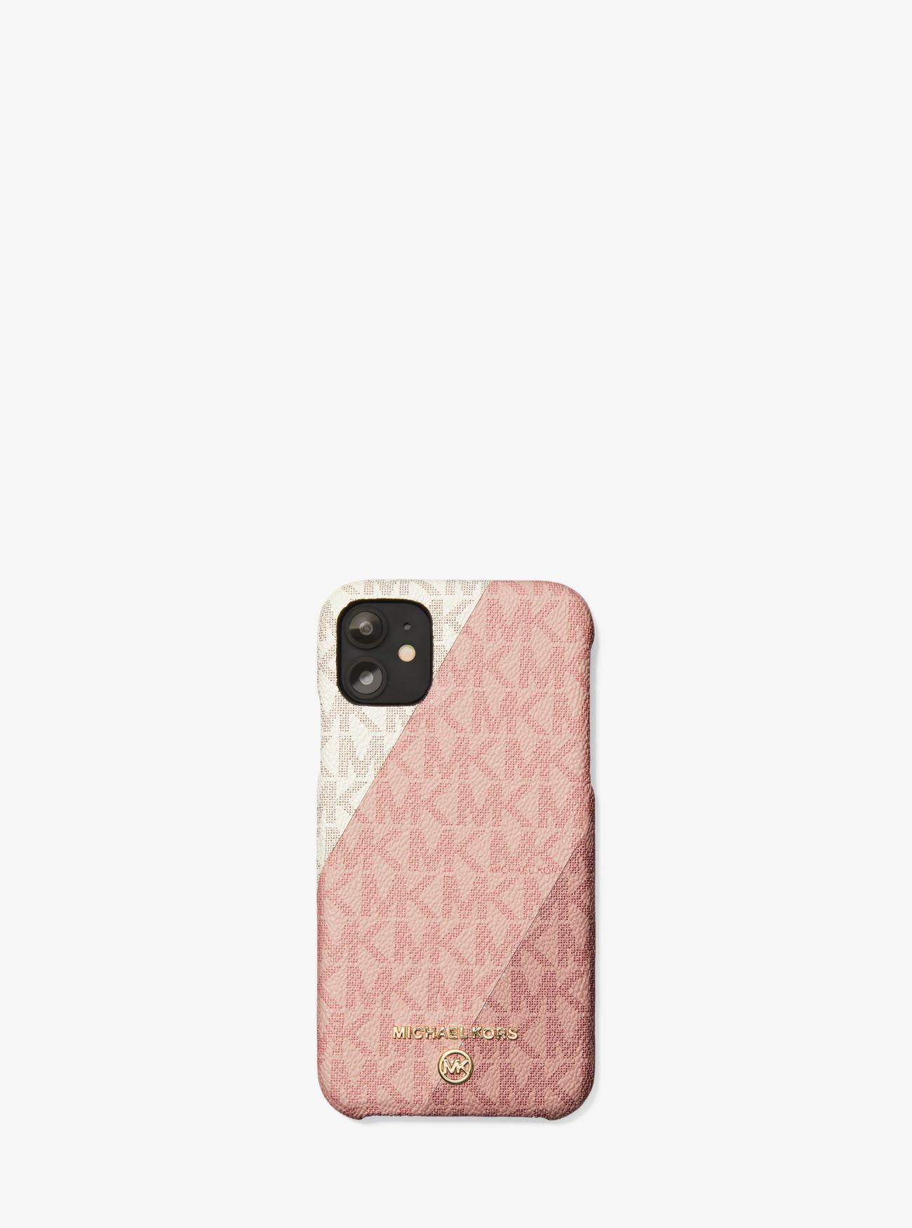 Michael Kors Color-block Logo Phone Cover For Iphone 11 in Pink | Lyst