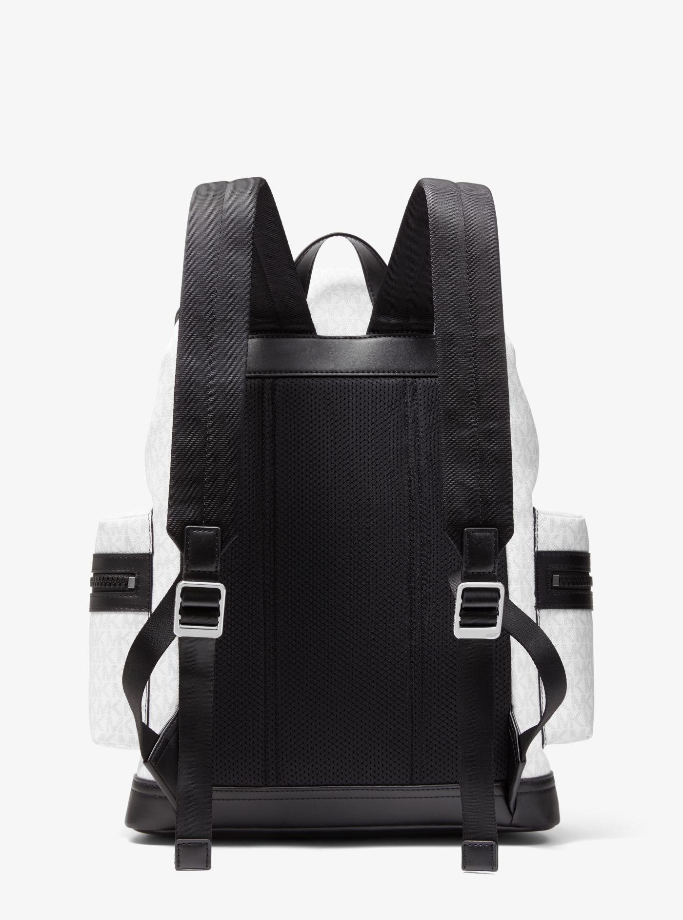 Michael Kors Canvas Cooper Logo Backpack in Black for Men | Lyst