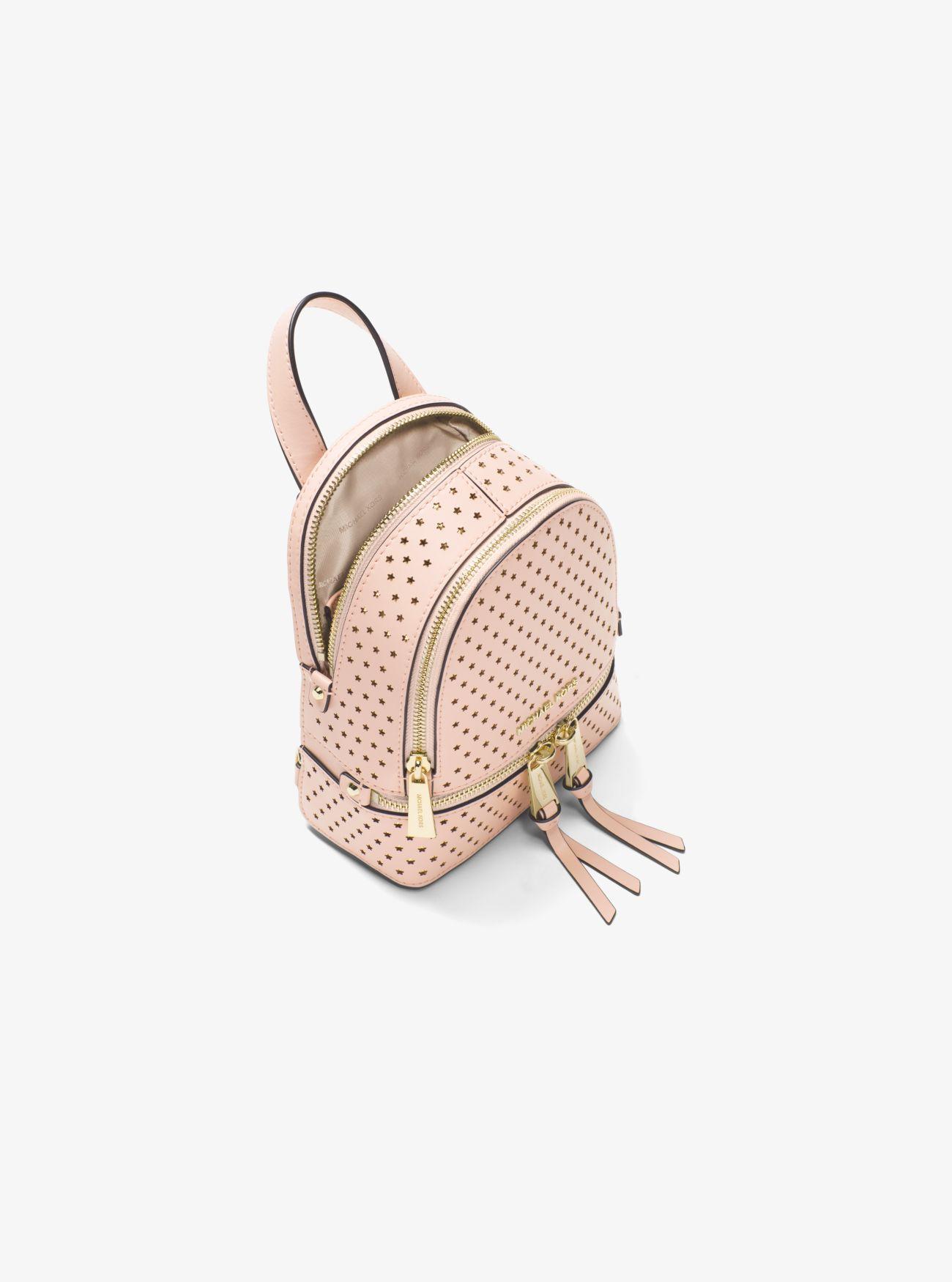 pink mk mini backpack