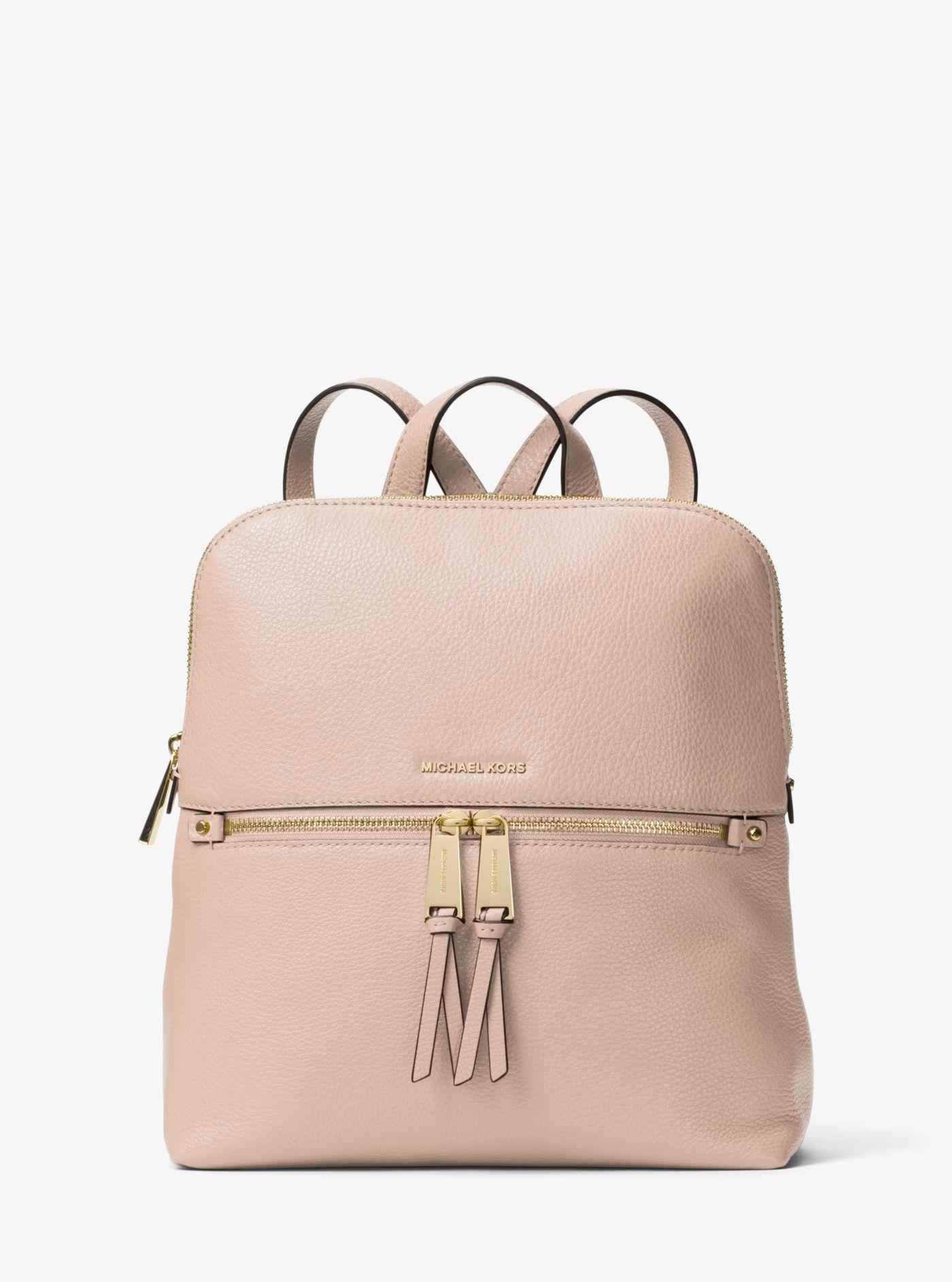 light pink michael kors backpack