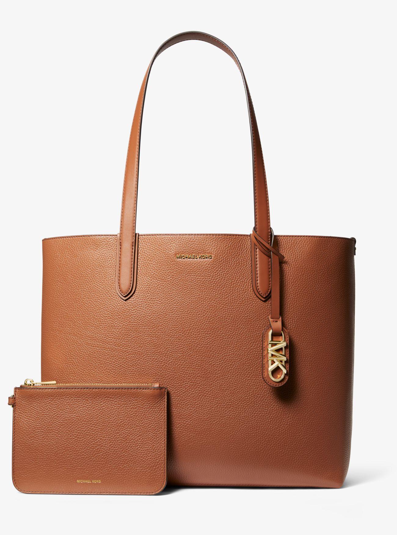 Bolso tote Eliza extragrande reversible de piel granulada MICHAEL Michael Kors de color Marron Lyst