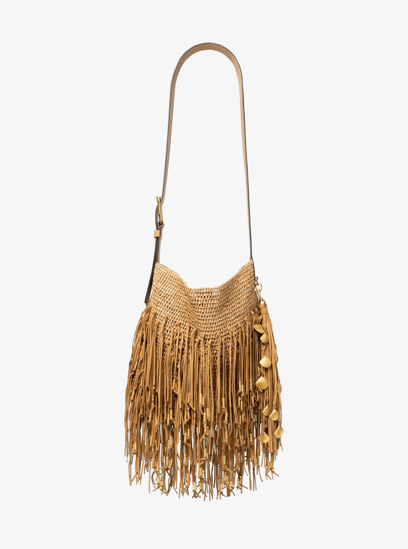 Michael kors lillie fringe bag sales