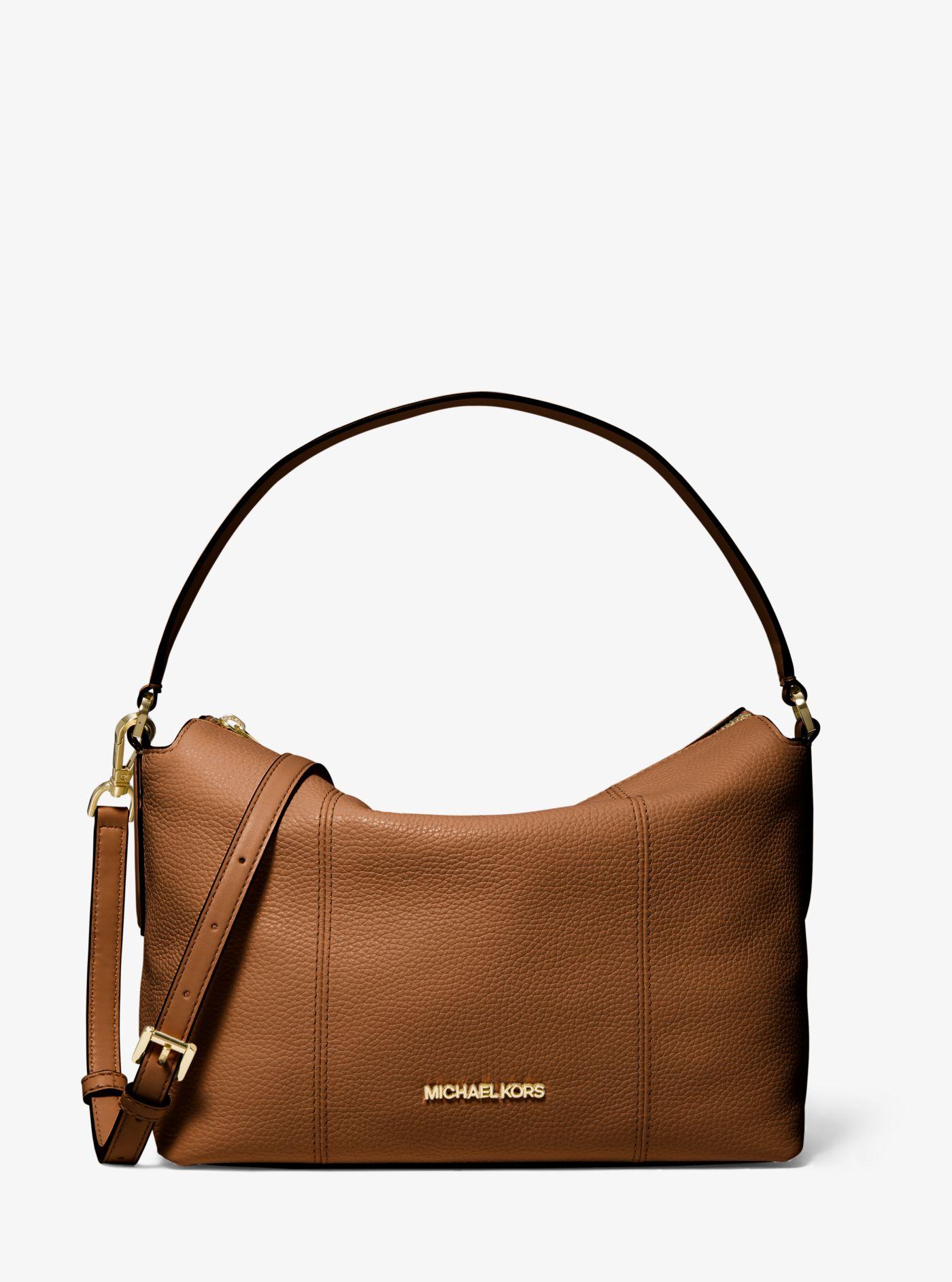 brooke large pebbled leather shoulder bag michael kors TGS A.A