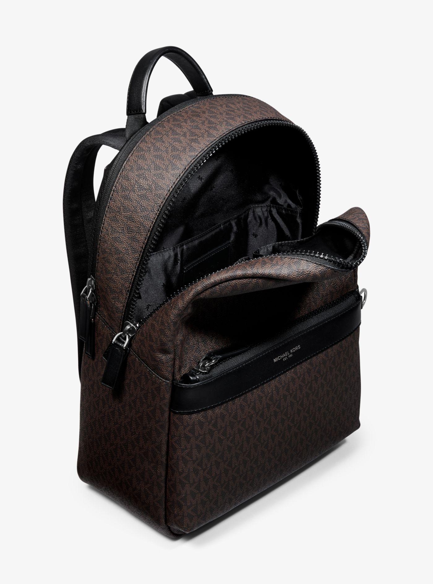Michael Kors Greyson Logo Backpack in Black for Men | Lyst