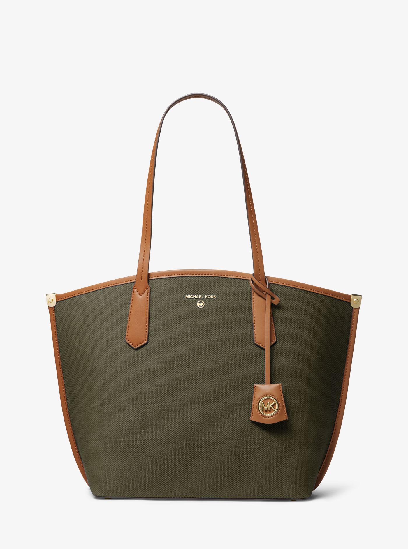 jane large cotton canvas tote bag