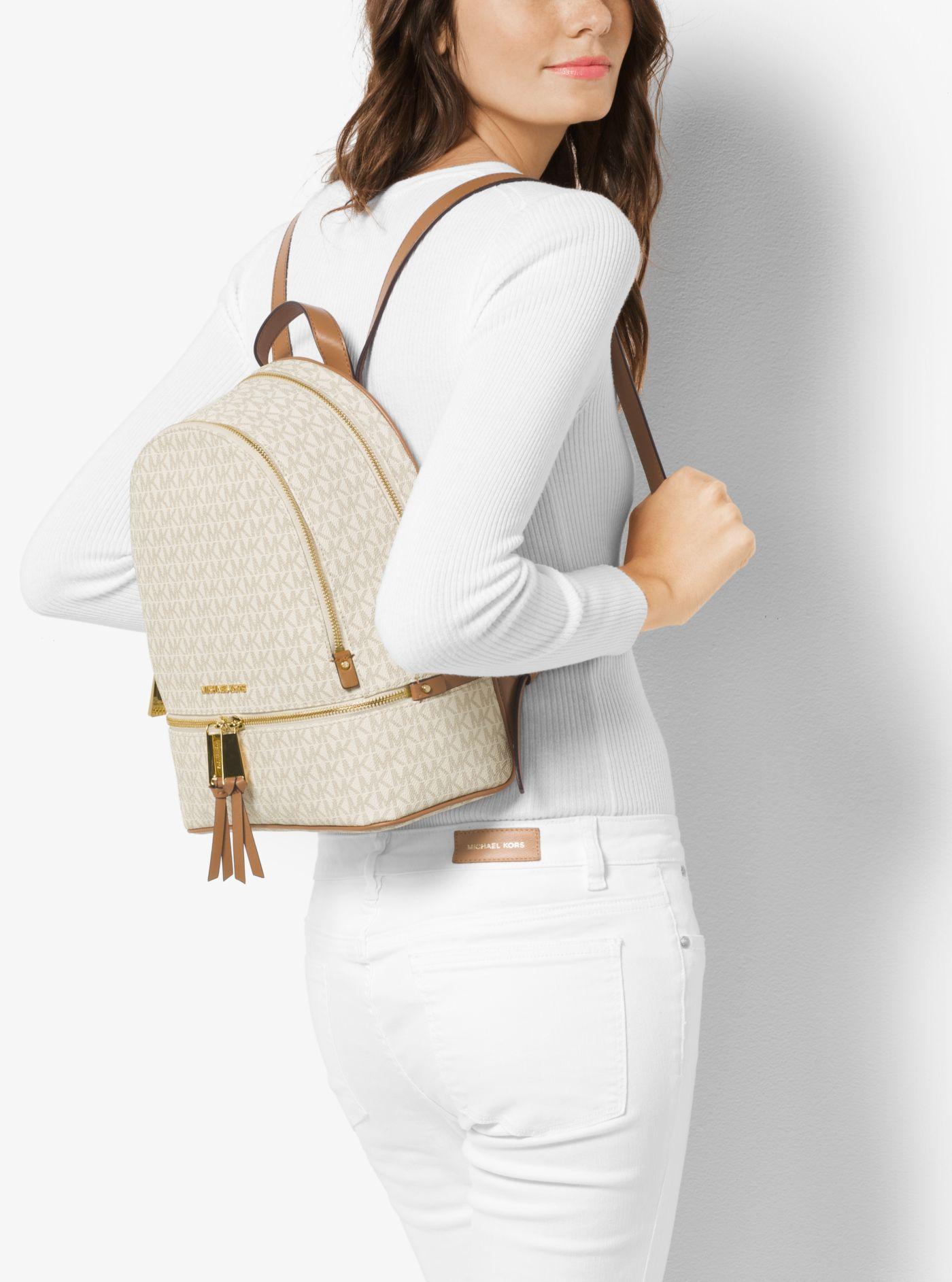 mk backpack rhea medium