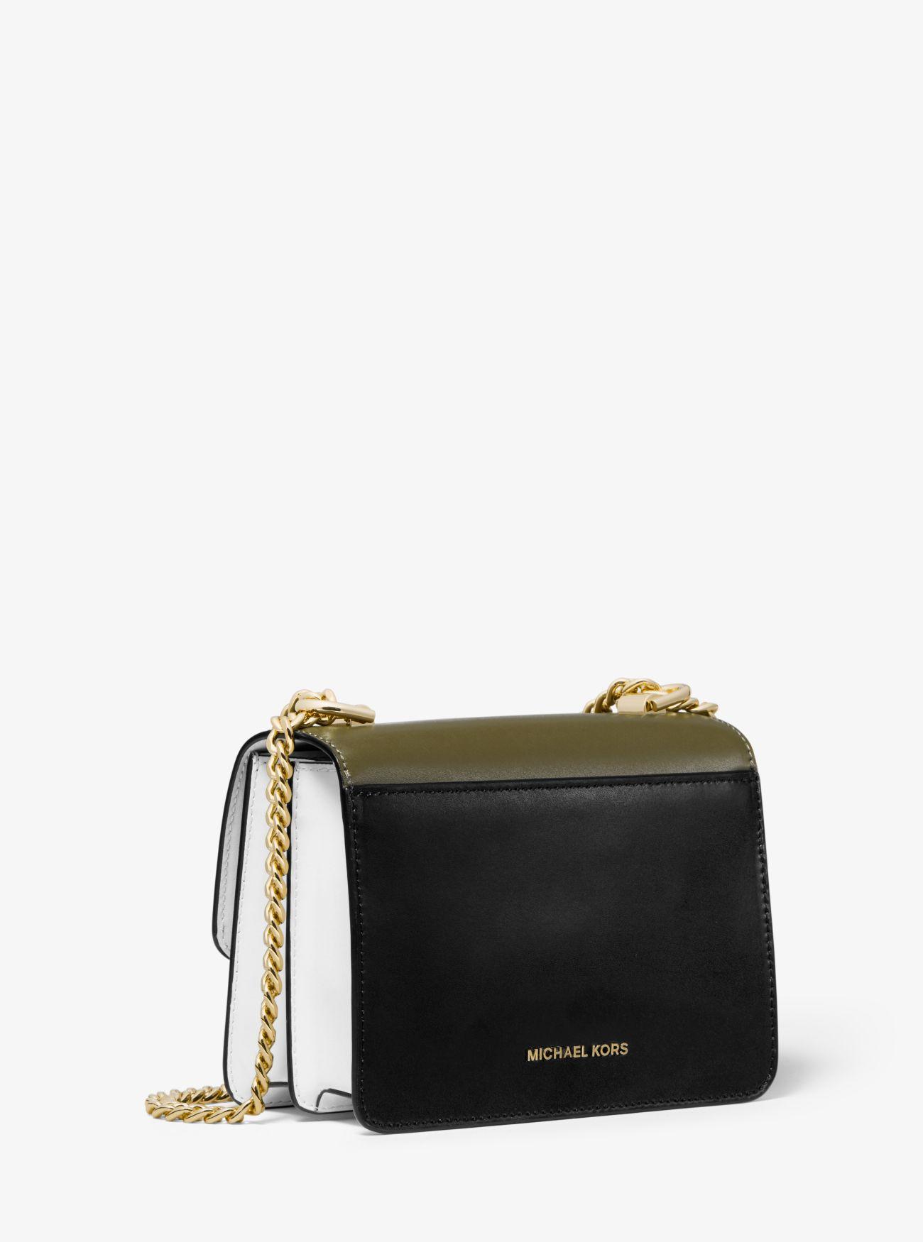 MICHAEL Michael Kors Jade Extra-small Tri-color Leather Crossbody Bag ...