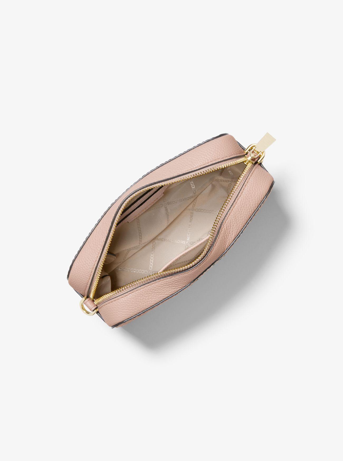 Michael kors ginny 2025 medium pebbled leather crossbody