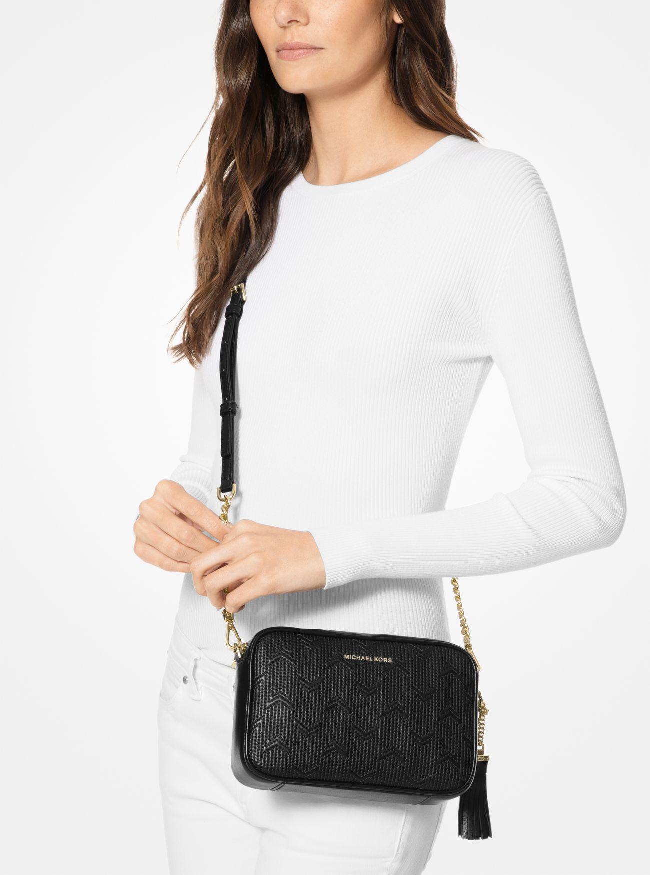 ginny medium quilted leather crossbody bag