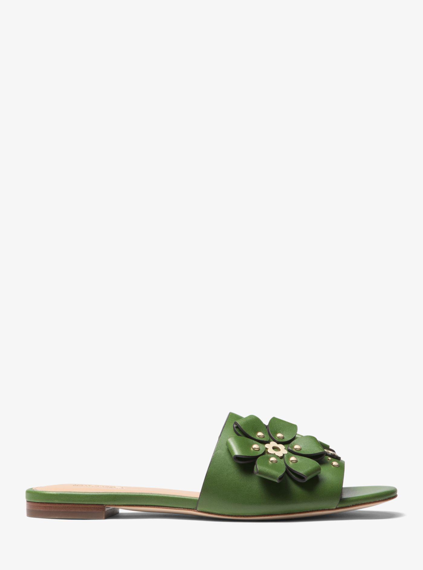 MICHAEL KORS heeled sandals for woman  Green  Michael Kors heeled sandals  40R3IMHS2A online on GIGLIOCOM