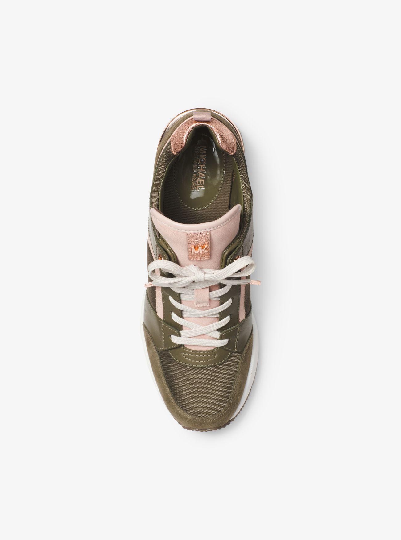 georgie canvas and suede sneaker