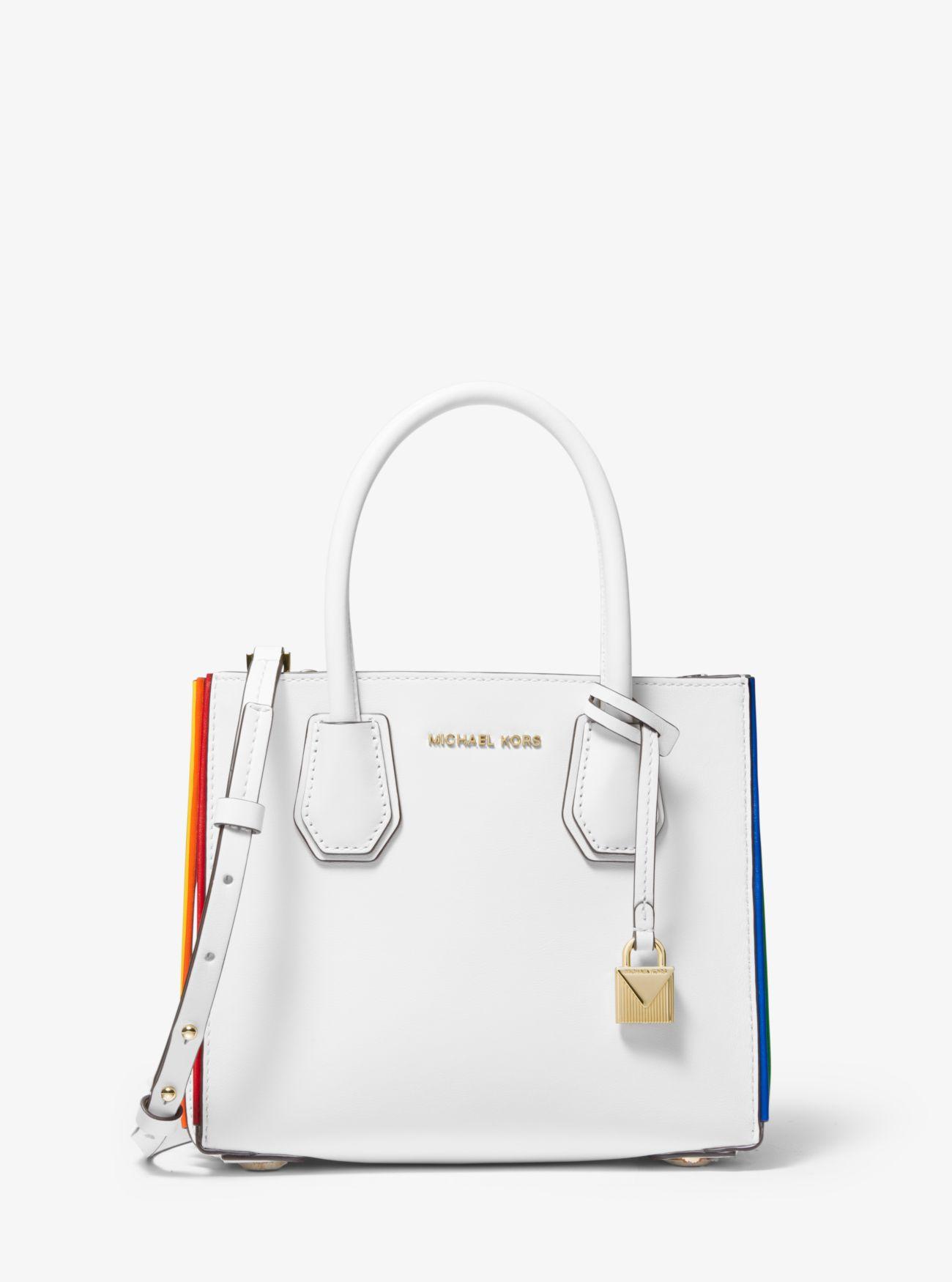 michael kors white rainbow purse